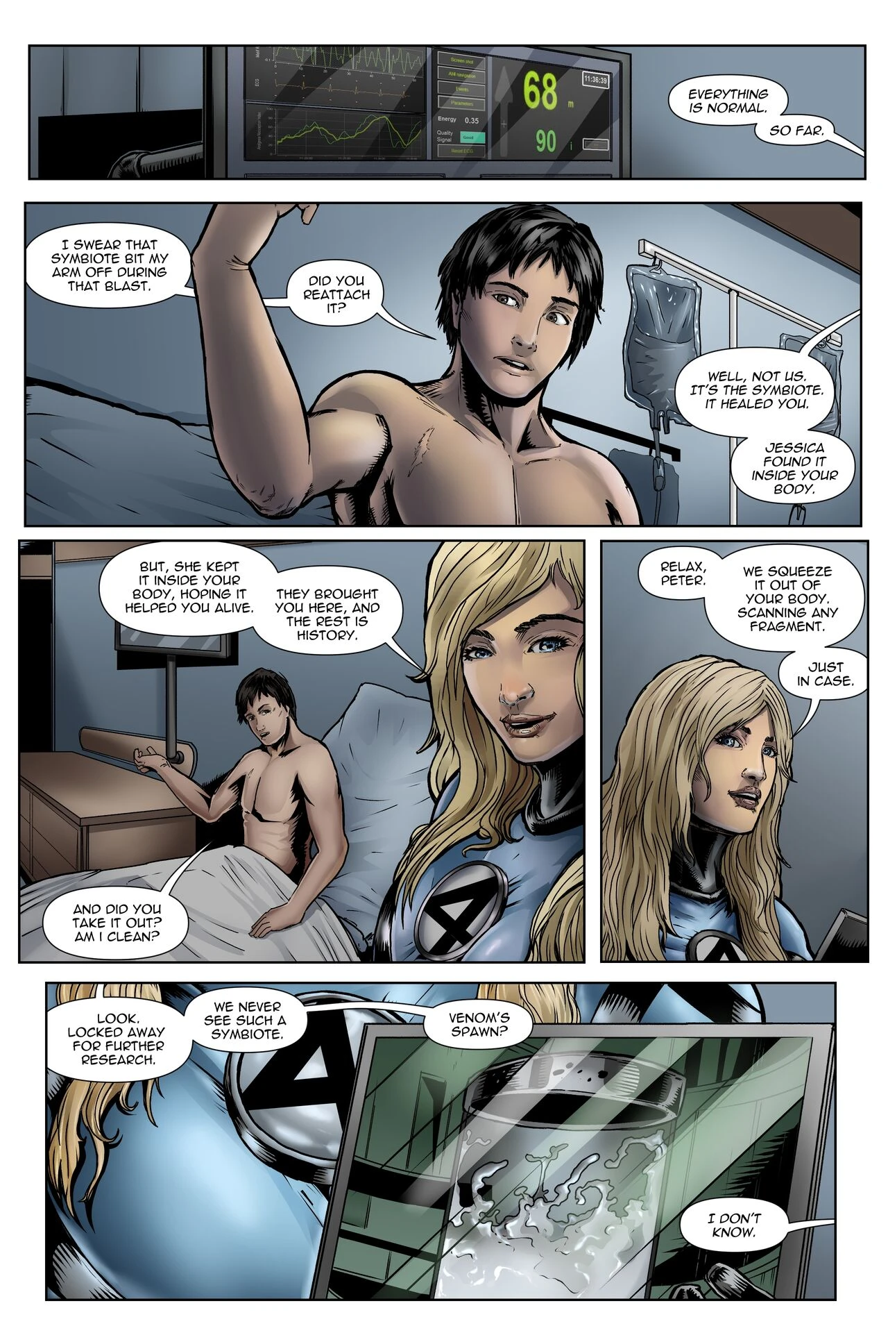 Parker's True Colors 2- Red porn comic picture 6