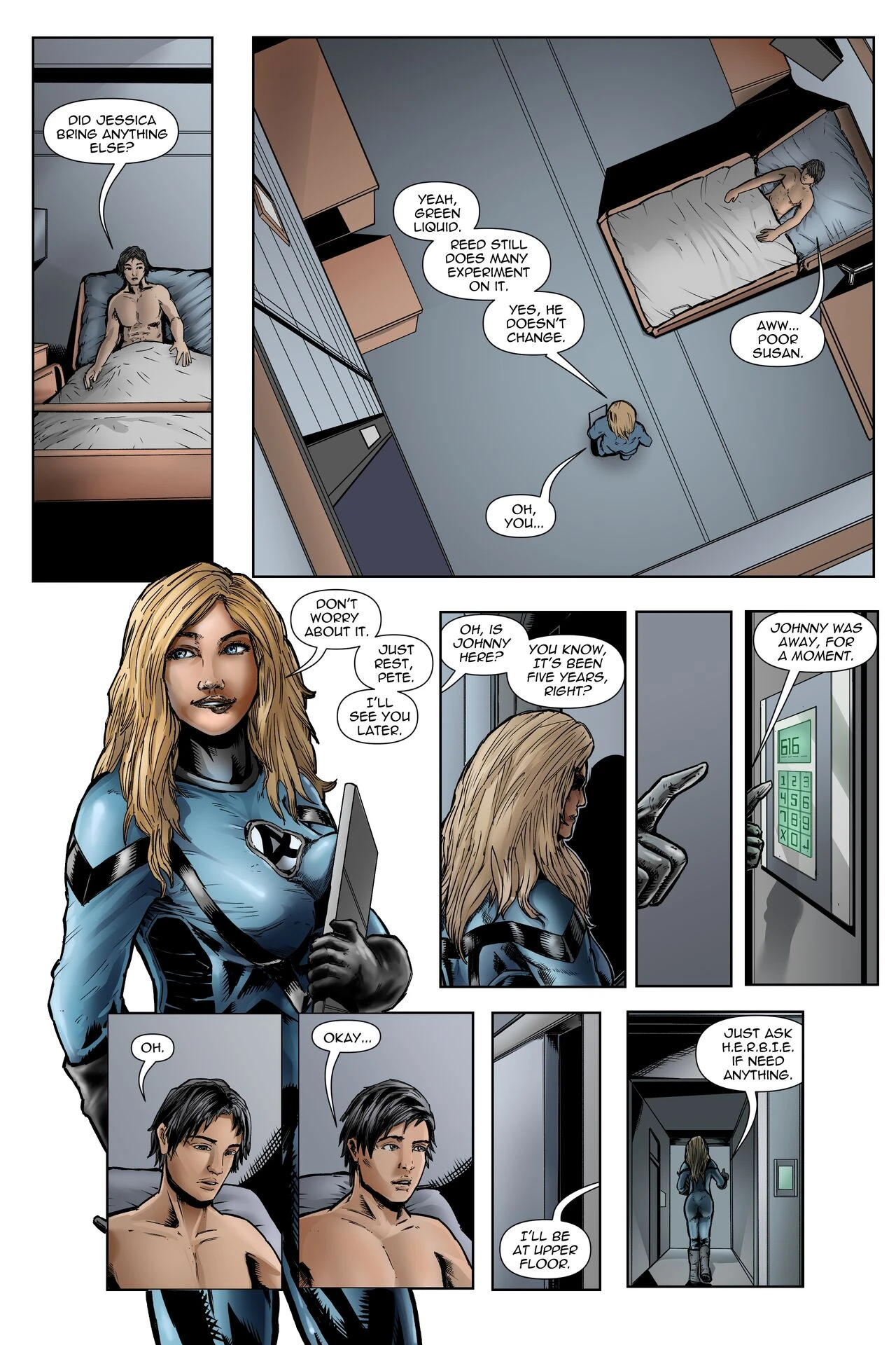 Parker's True Colors 2- Red porn comic picture 7