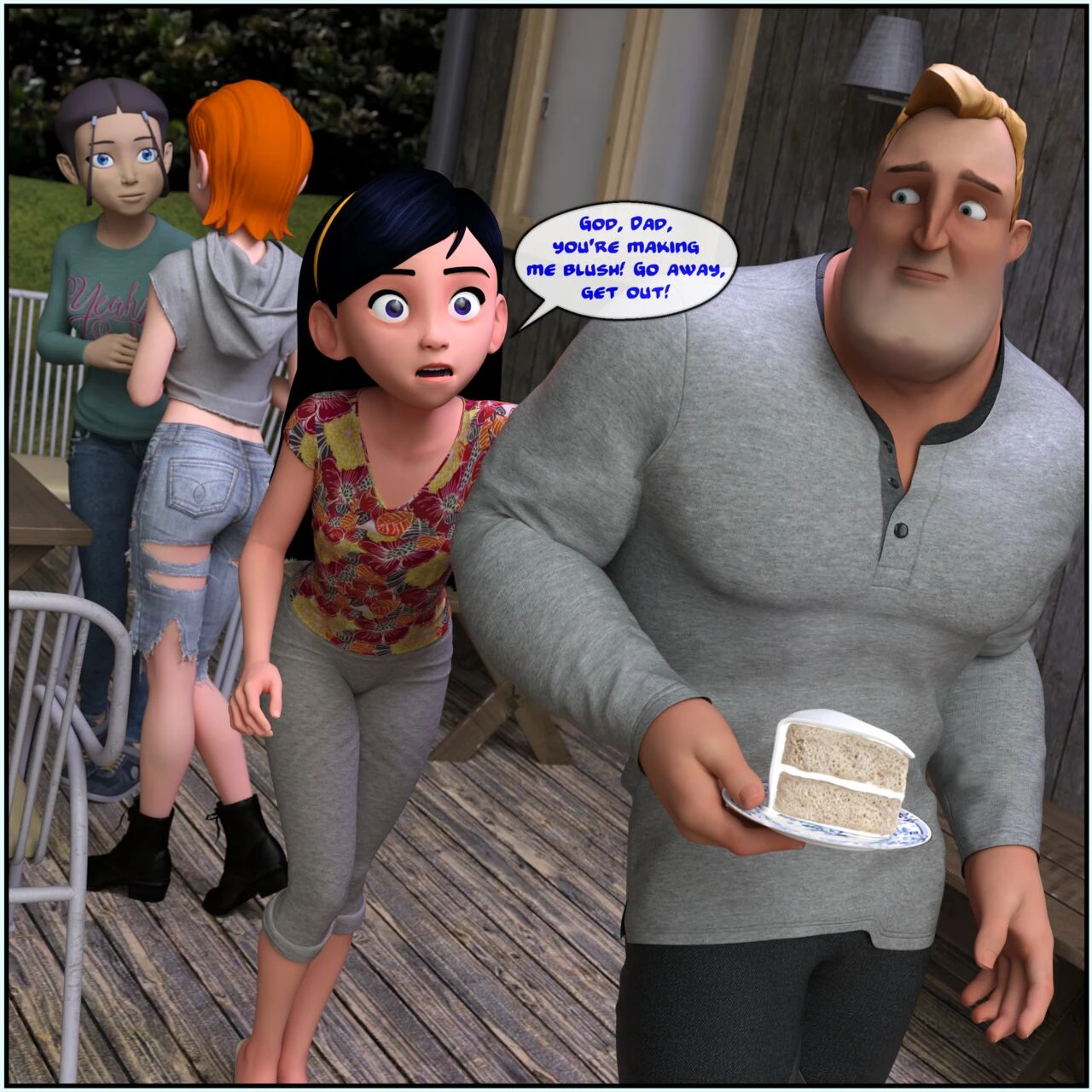 Parr Family Secrets 2 porn comic picture 12