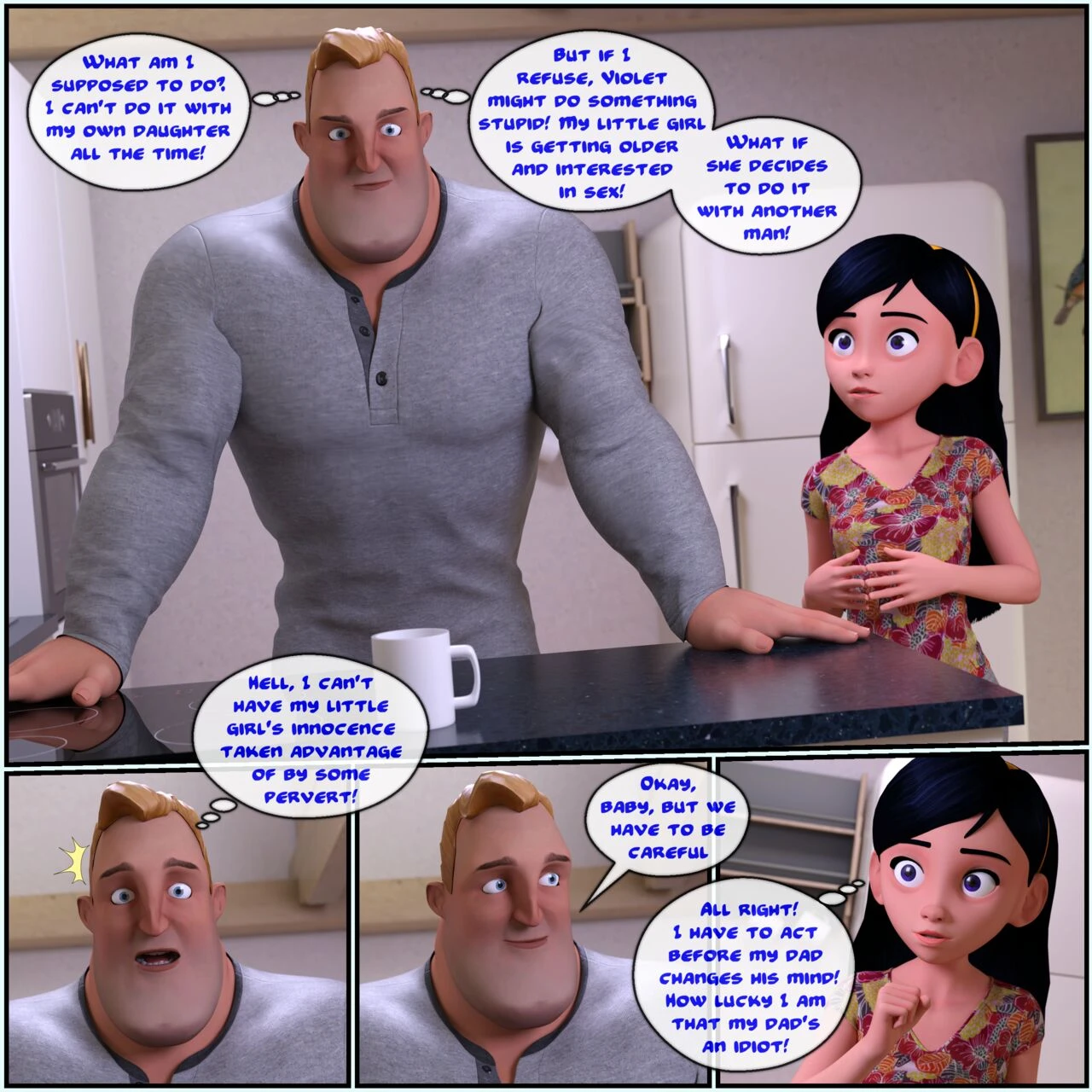 Parr Family Secrets 2 porn comic picture 20