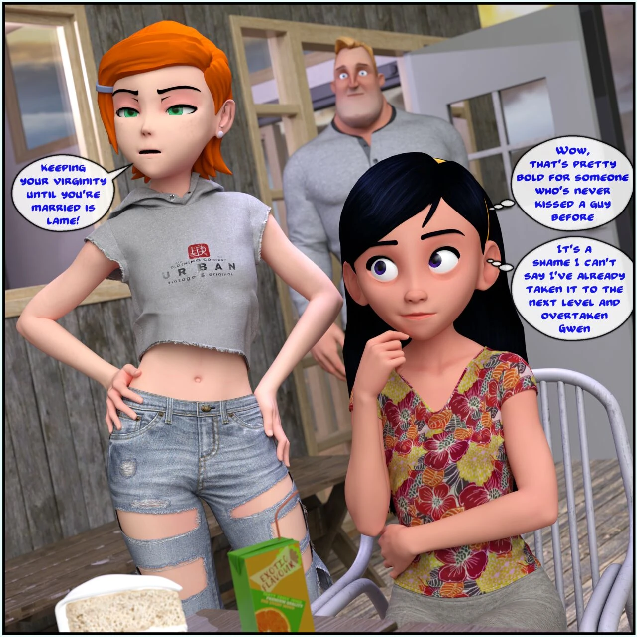 Parr Family Secrets 2 porn comic picture 7