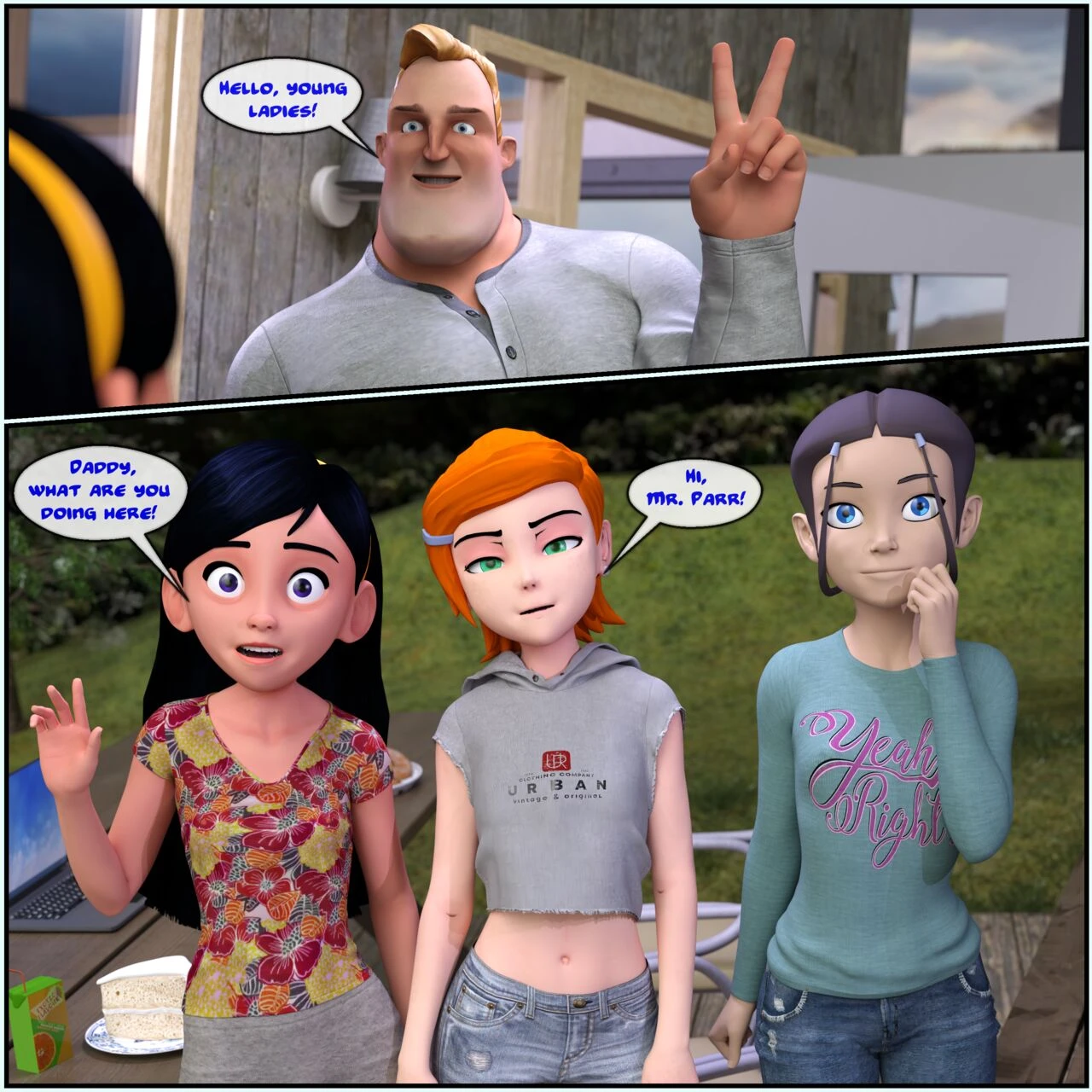 Parr Family Secrets 2 porn comic picture 8