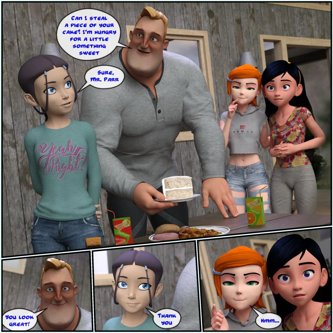 Parr Family Secrets 2 porn comic picture 9