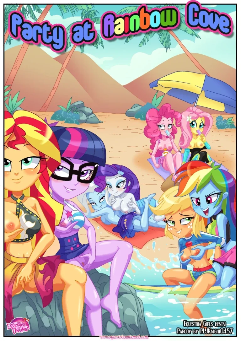 Party at Rainbow Cove porn comic picture 1