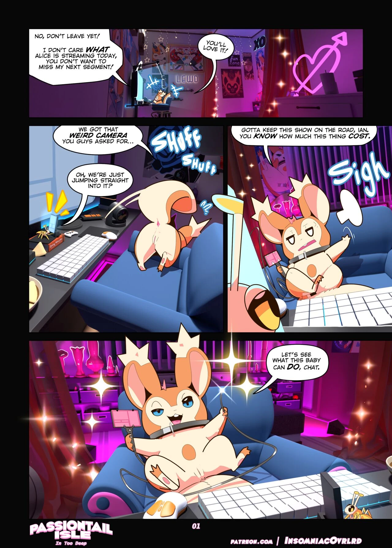 Passiontail Isle - In Too Deep porn comic picture 2