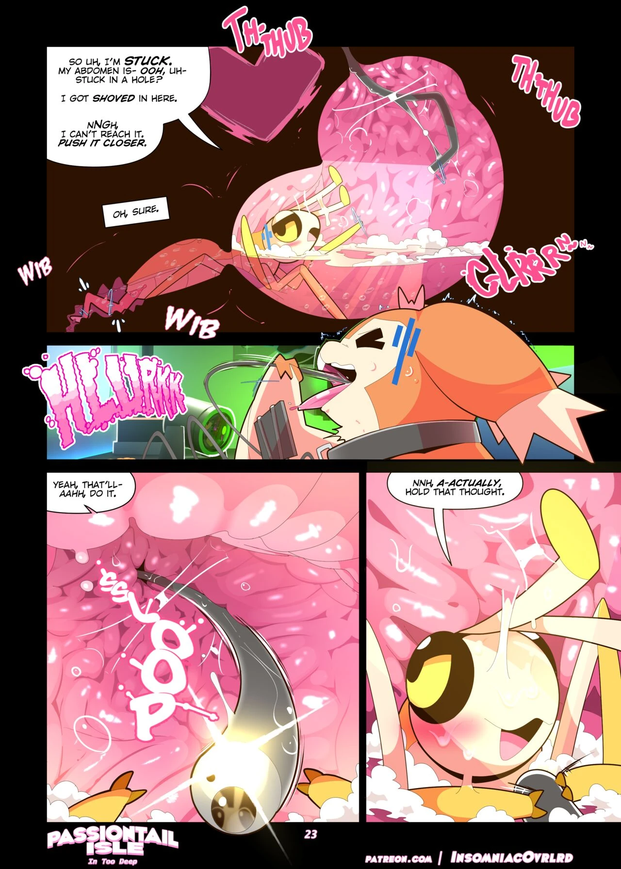 Passiontail Isle - In Too Deep porn comic picture 24