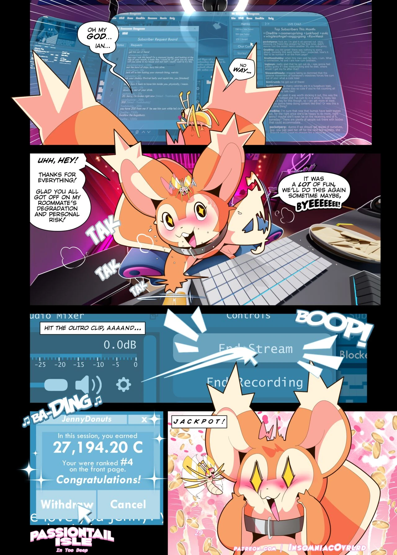 Passiontail Isle - In Too Deep porn comic picture 30