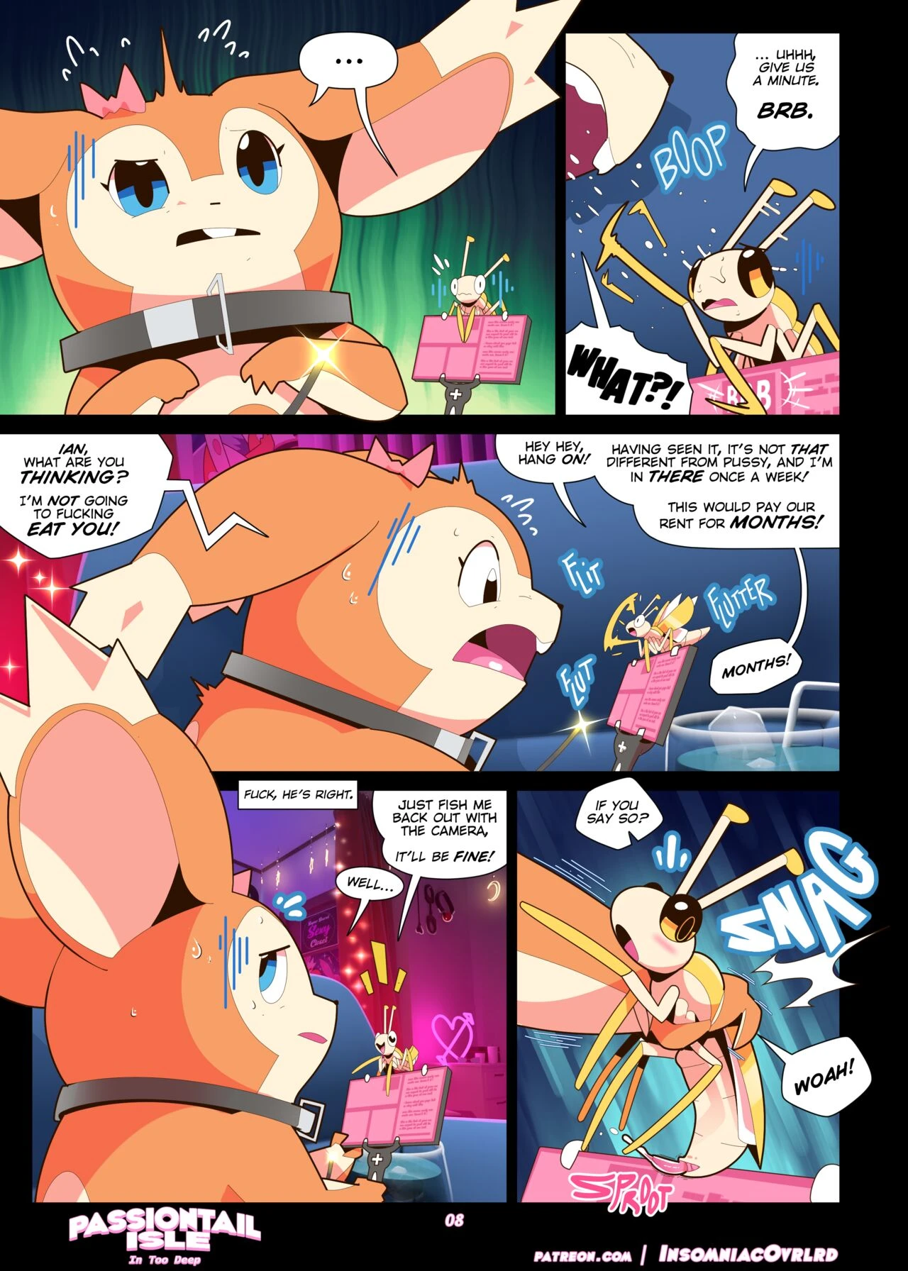 Passiontail Isle - In Too Deep porn comic picture 9