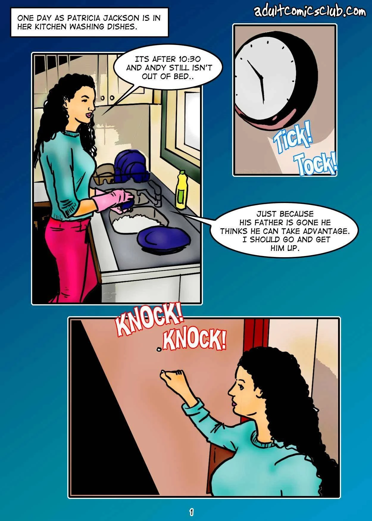 Patricia and her Stepson porn comic picture 1