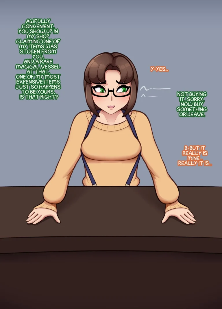 Pawnshop Peril The Corruption of a Sorceress porn comic picture 11