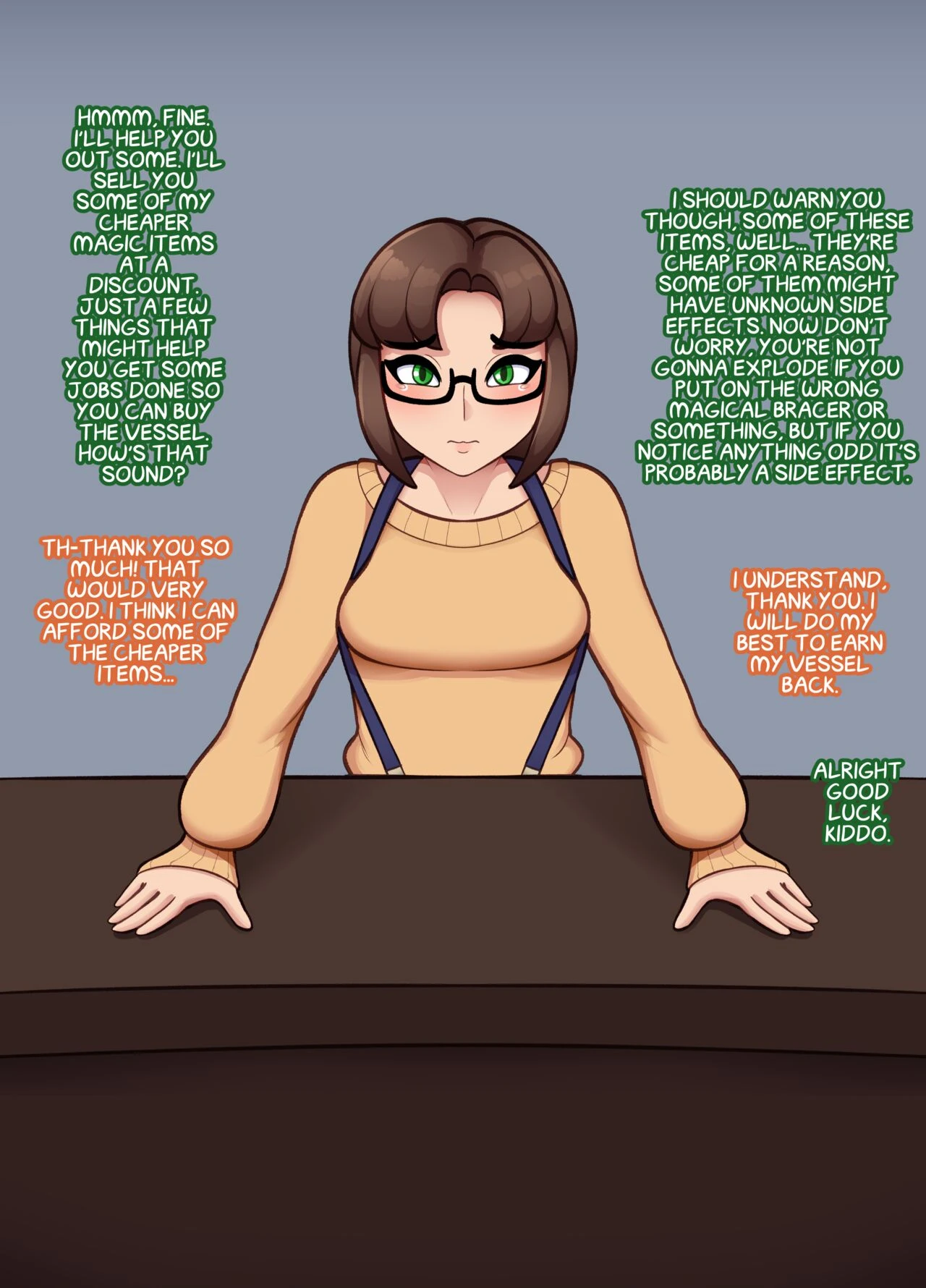 Pawnshop Peril The Corruption of a Sorceress porn comic picture 14