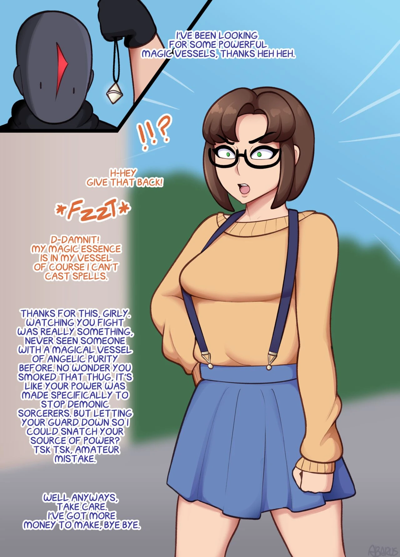 Pawnshop Peril The Corruption of a Sorceress porn comic picture 4