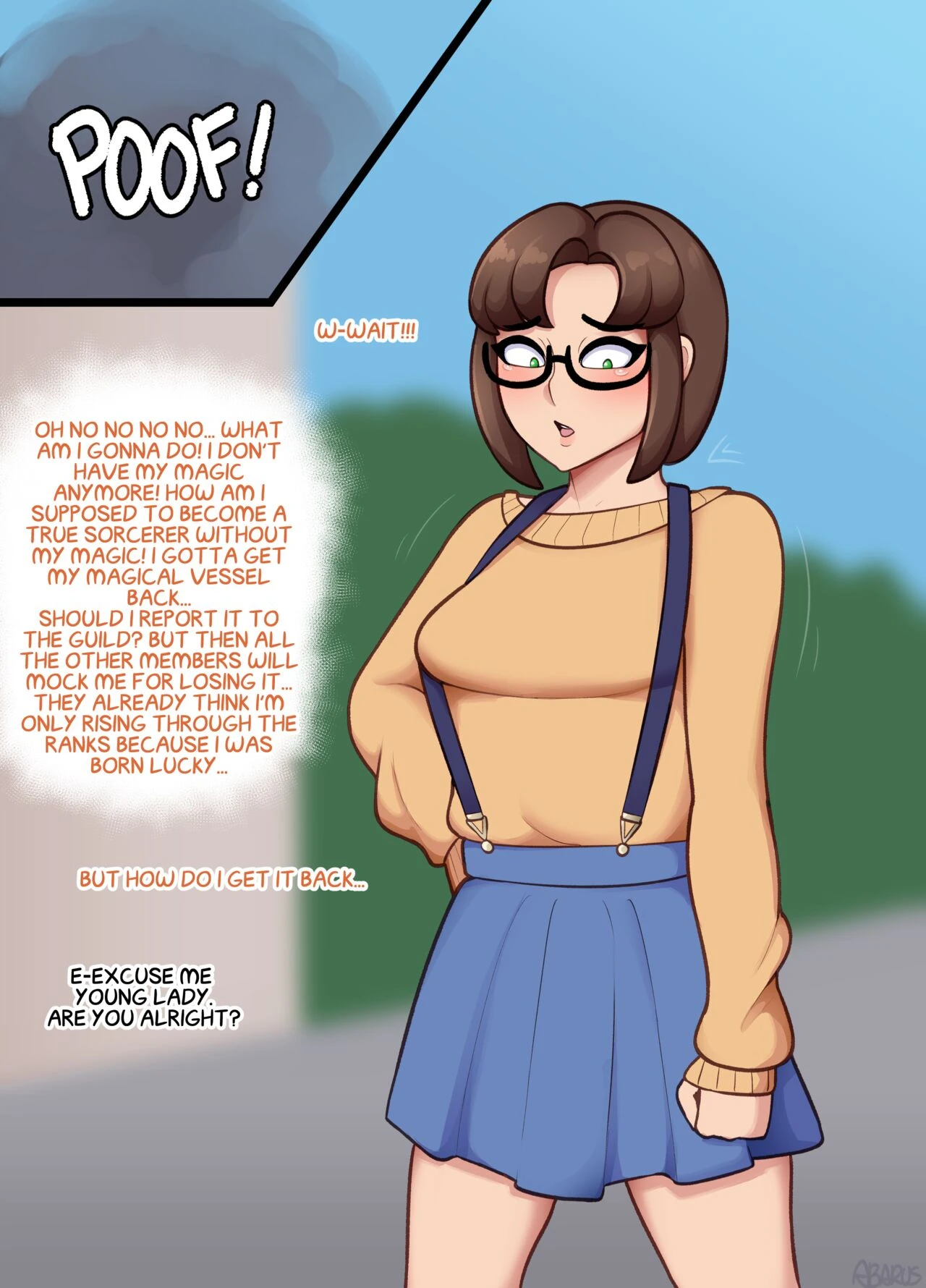 Pawnshop Peril The Corruption of a Sorceress porn comic picture 5