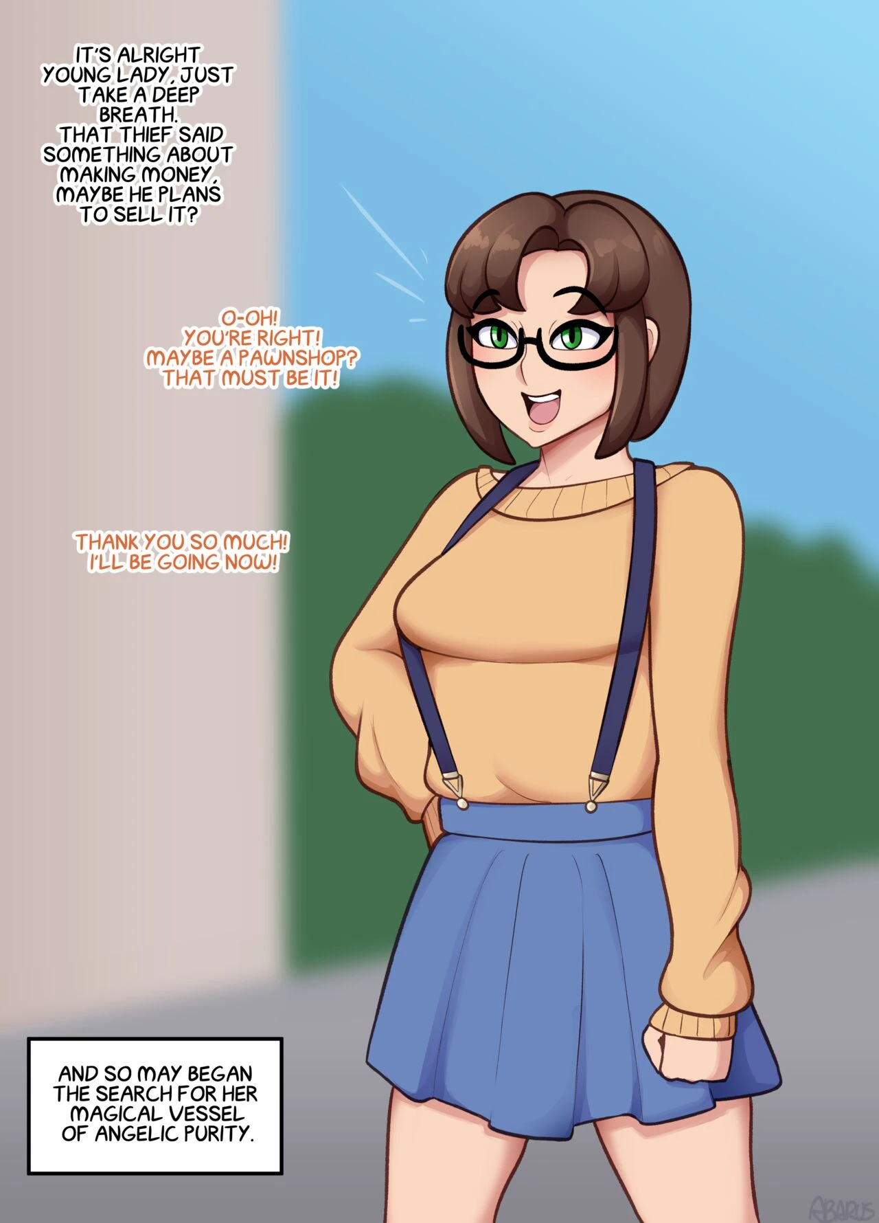 Pawnshop Peril The Corruption of a Sorceress porn comic picture 6