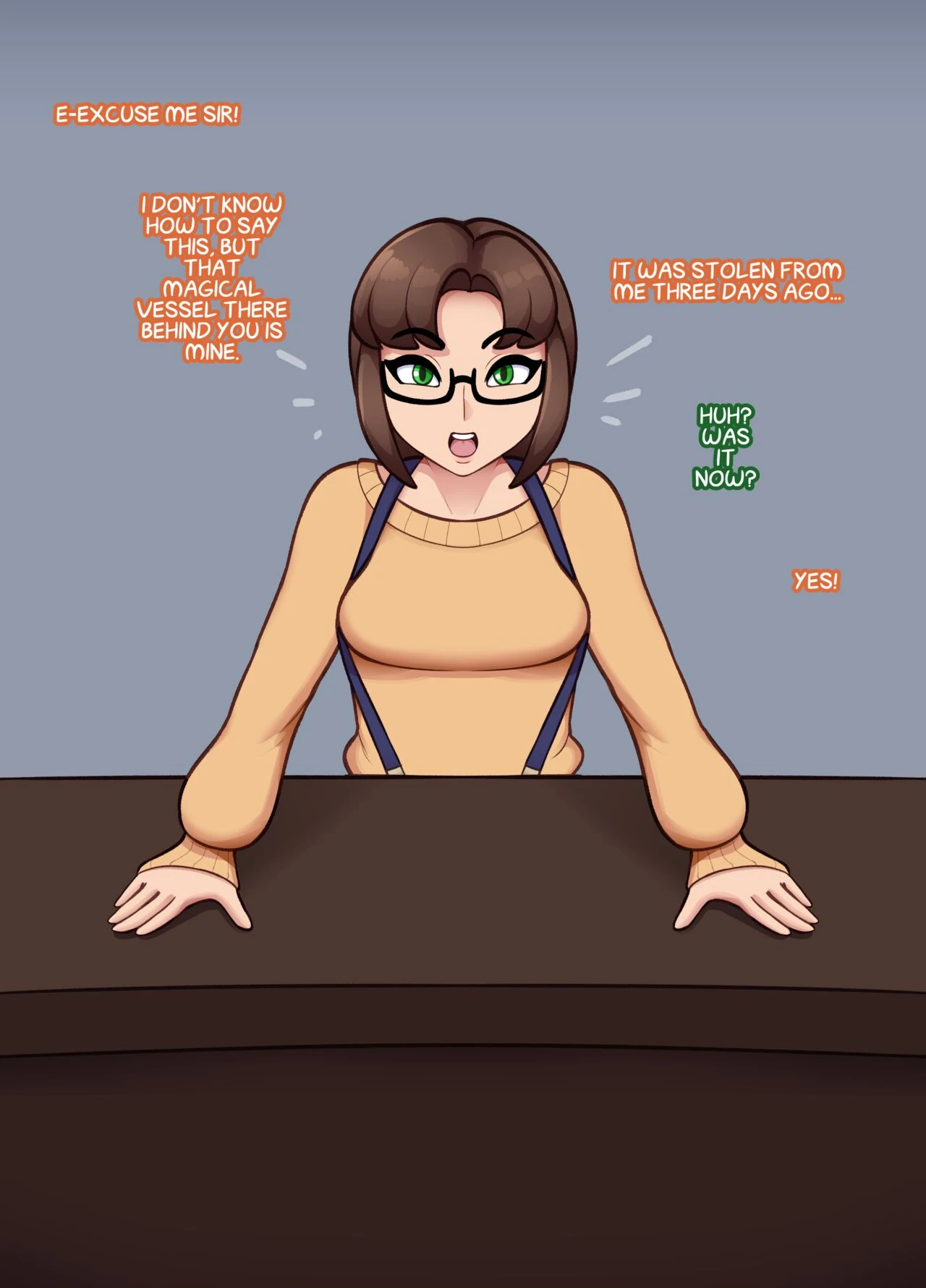 Pawnshop Peril The Corruption of a Sorceress porn comic picture 9