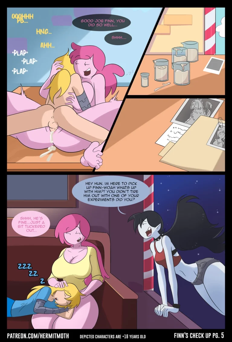 PB gives Finn a Check Up.. porn comic picture 5