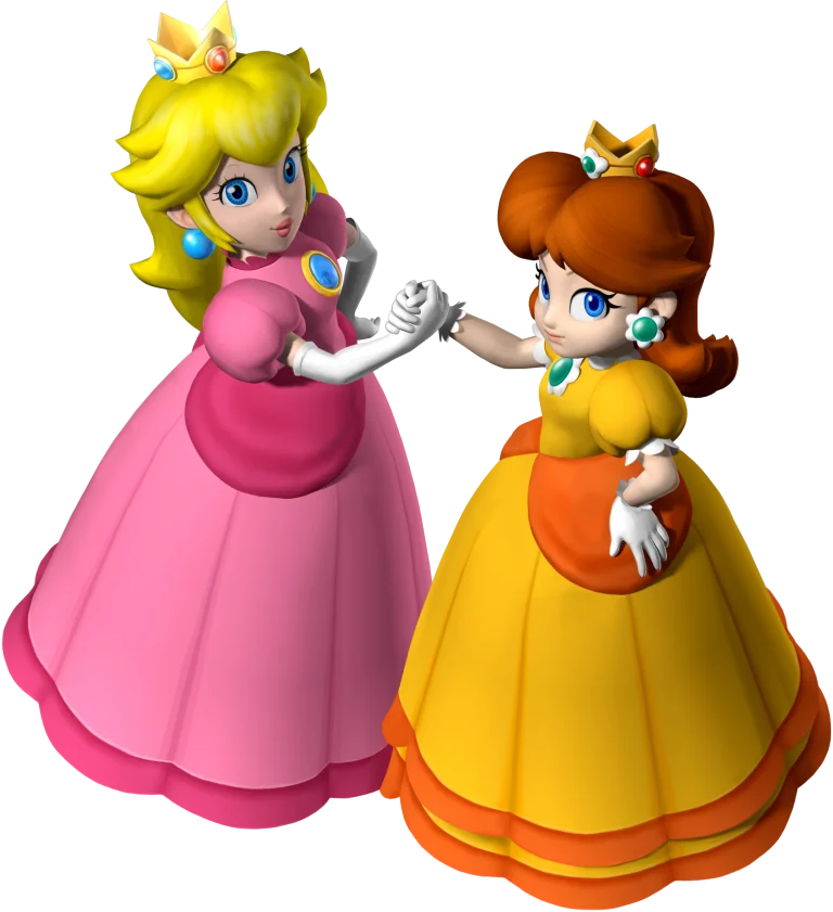 Peach and Daisy love porn comic picture 1