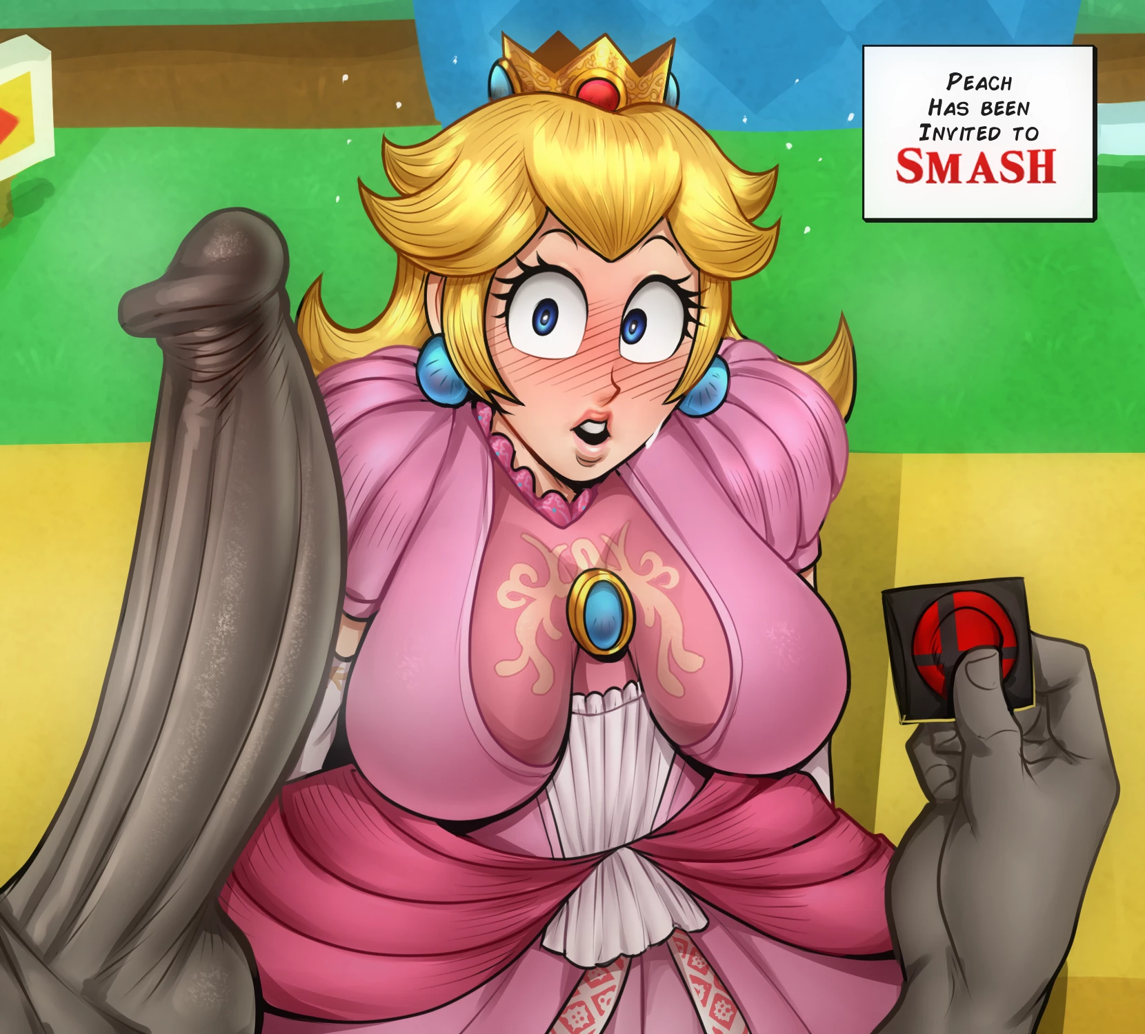 Peach Joins The Battle porn comic picture 1