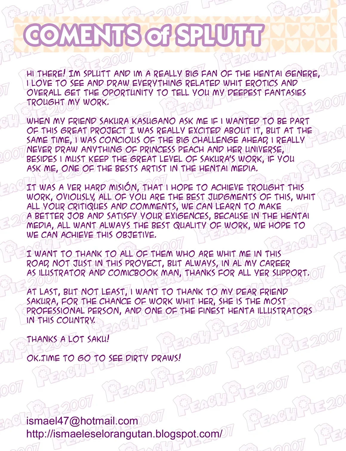 Peach Pie 2007 porn comic picture 3