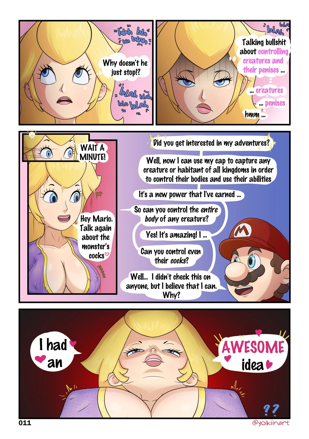 Peach Sex Odyssey porn comic picture 12