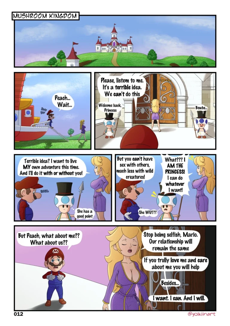 Peach Sex Odyssey porn comic picture 13
