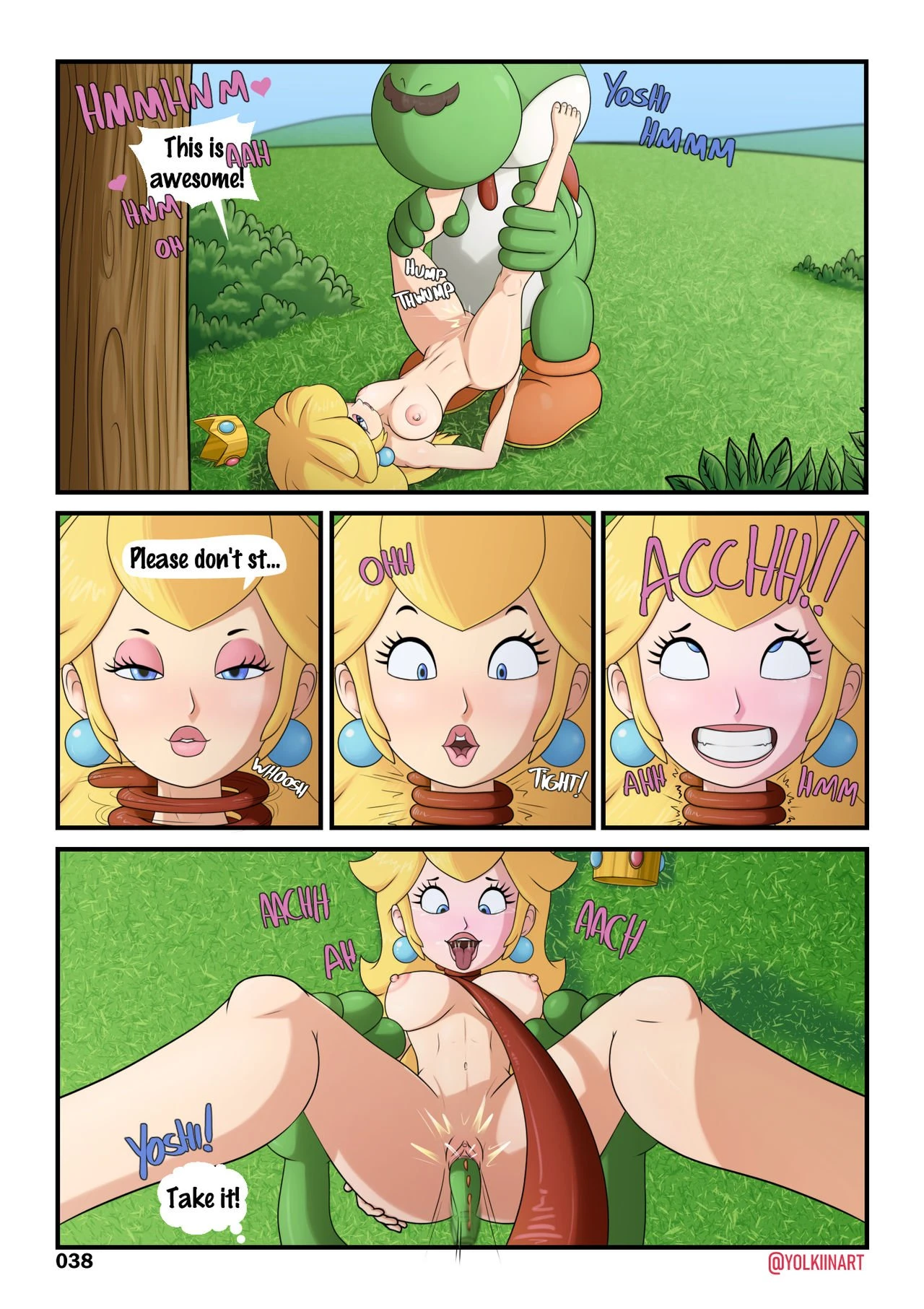 Peach Sex Odyssey porn comic picture 39