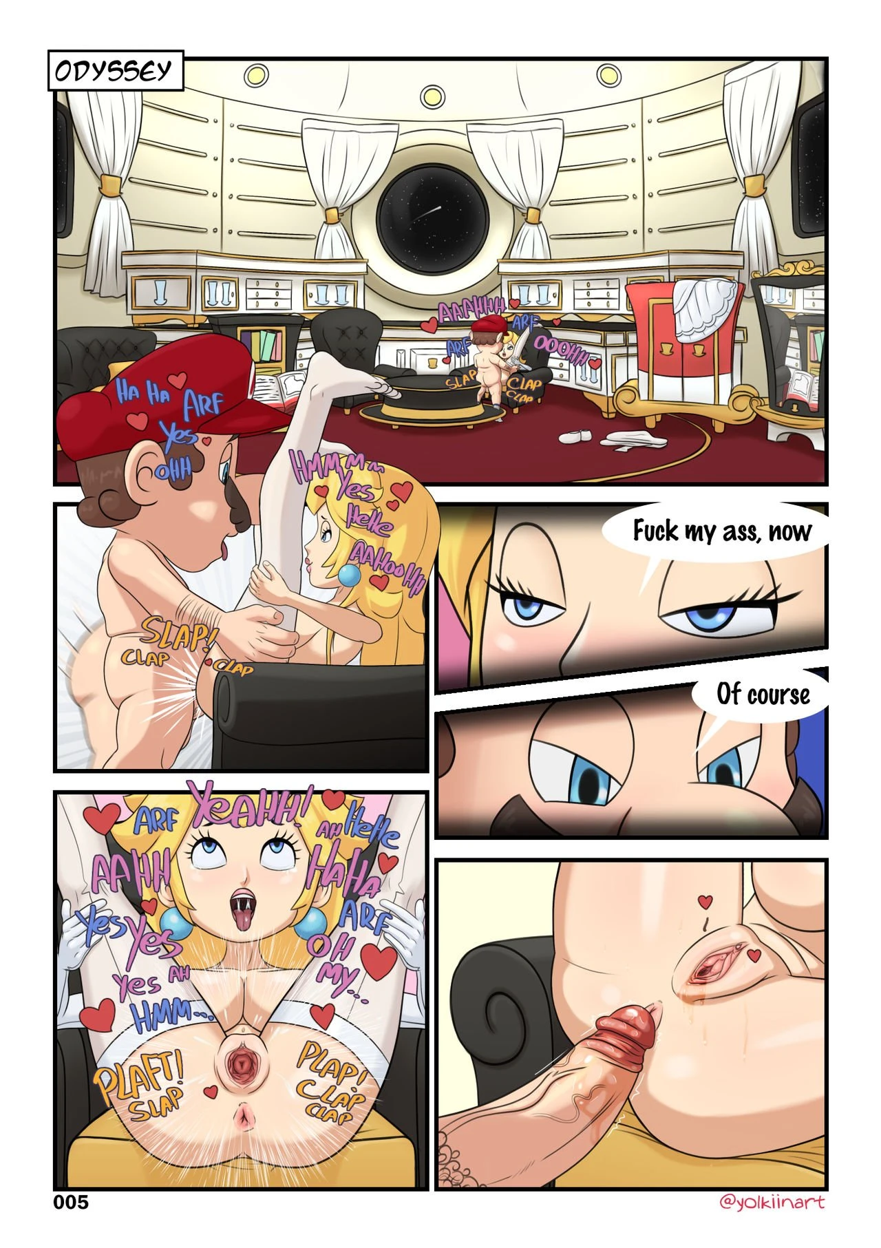 Peach Sex Odyssey porn comic picture 6