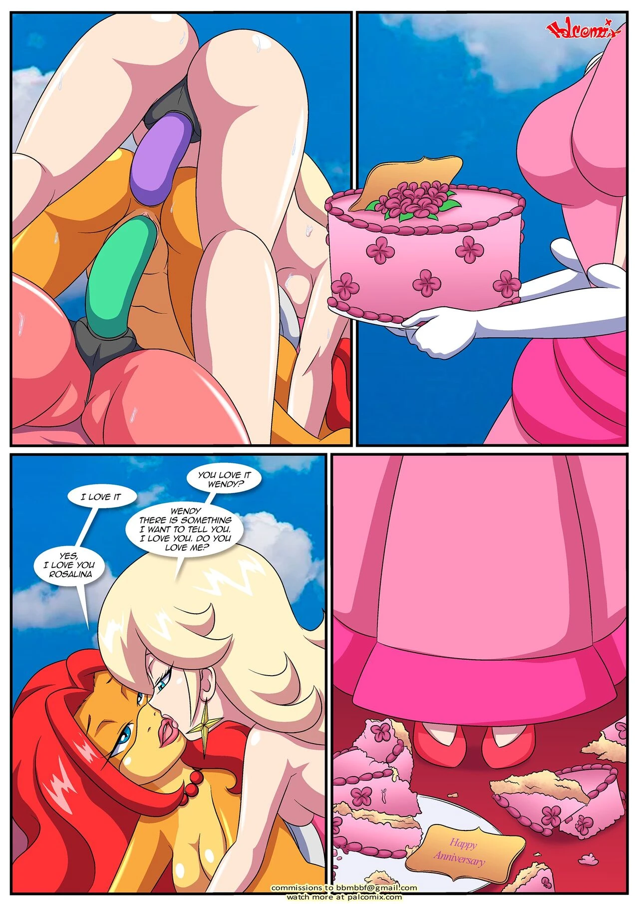 Peach X Wendy 4 porn comic picture 20