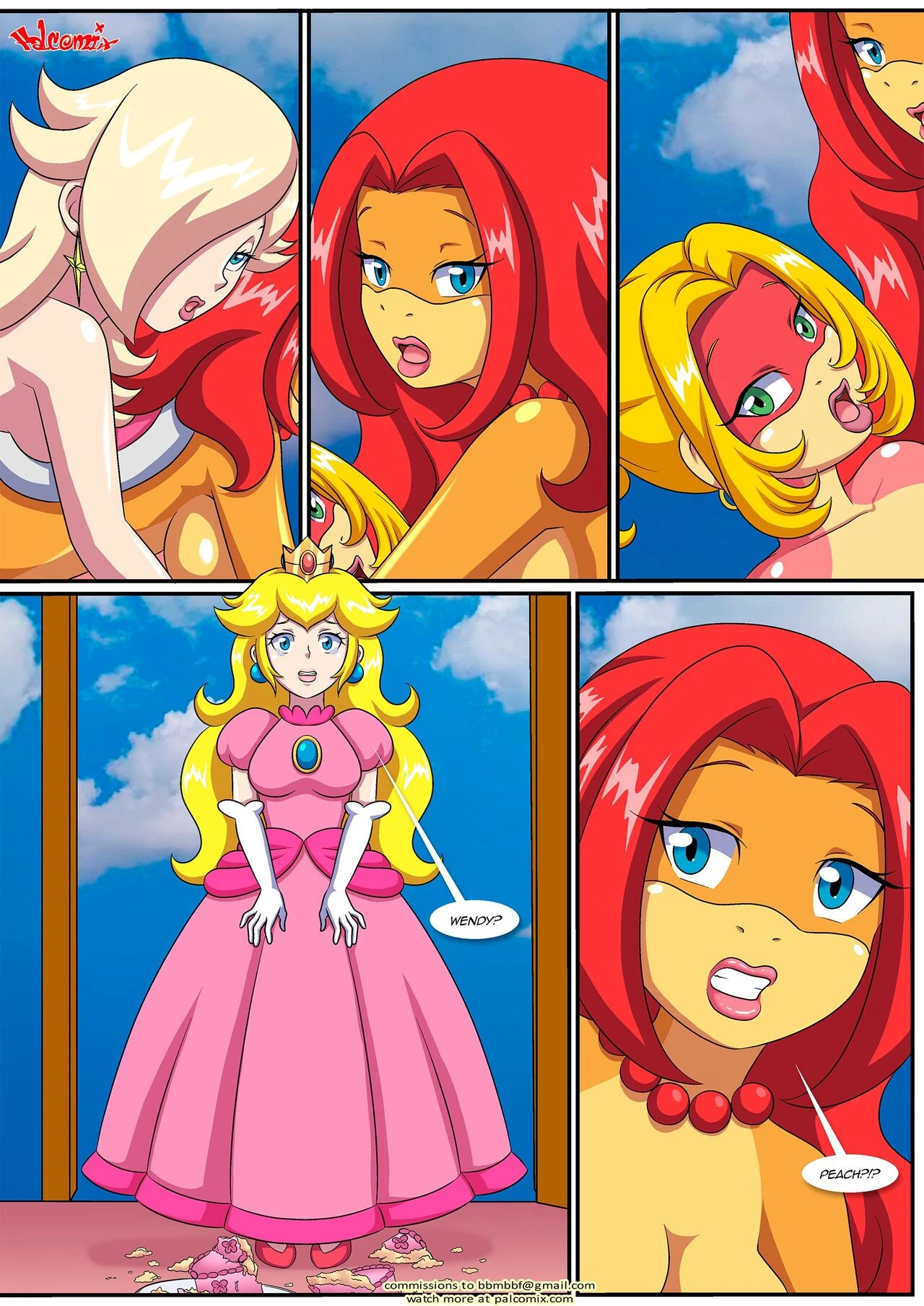 Peach X Wendy 4 porn comic picture 21