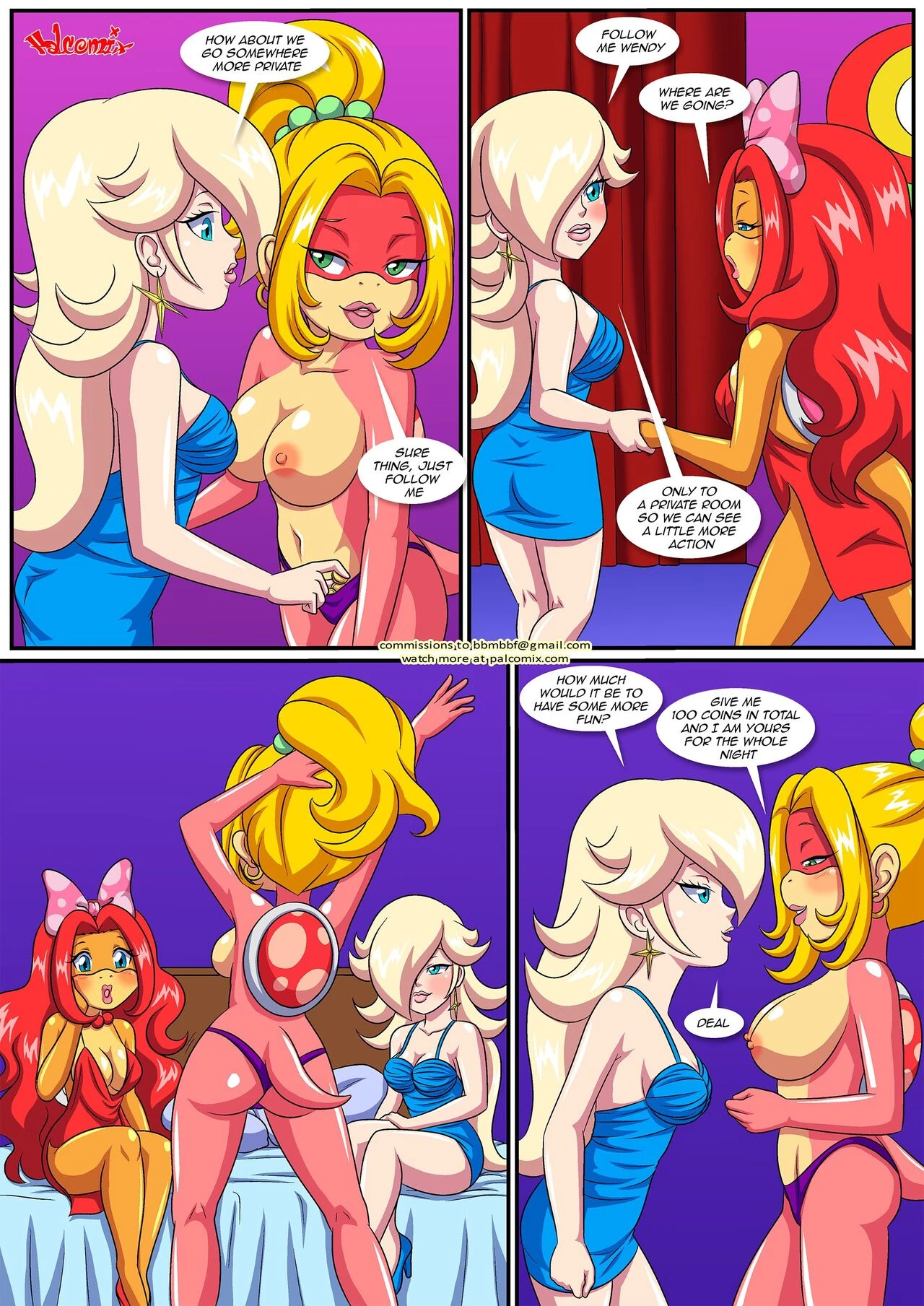 Peach X Wendy 4 porn comic picture 9