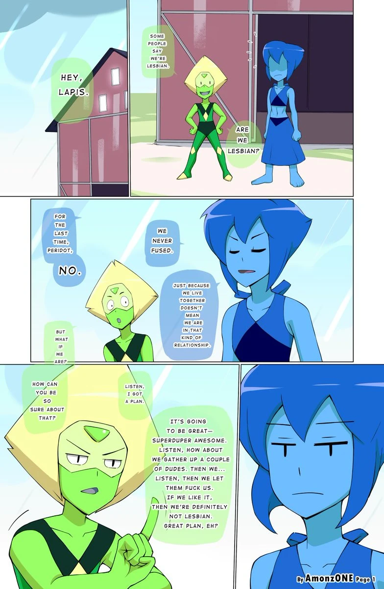Peridot + Lapis comic porn comic picture 3