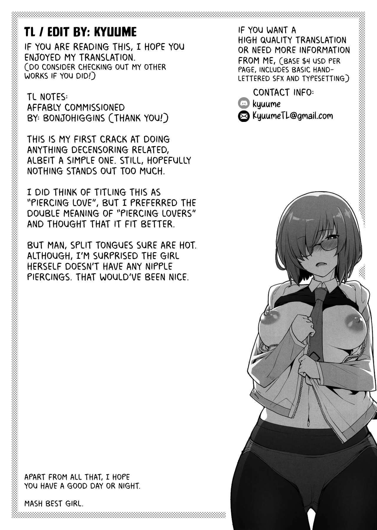Piercing Lovers - How to fill the Heart of a Piercing Loving Girl | Sashi Ai - Piasu Joshi no Mitashi-kata porn comic picture 20