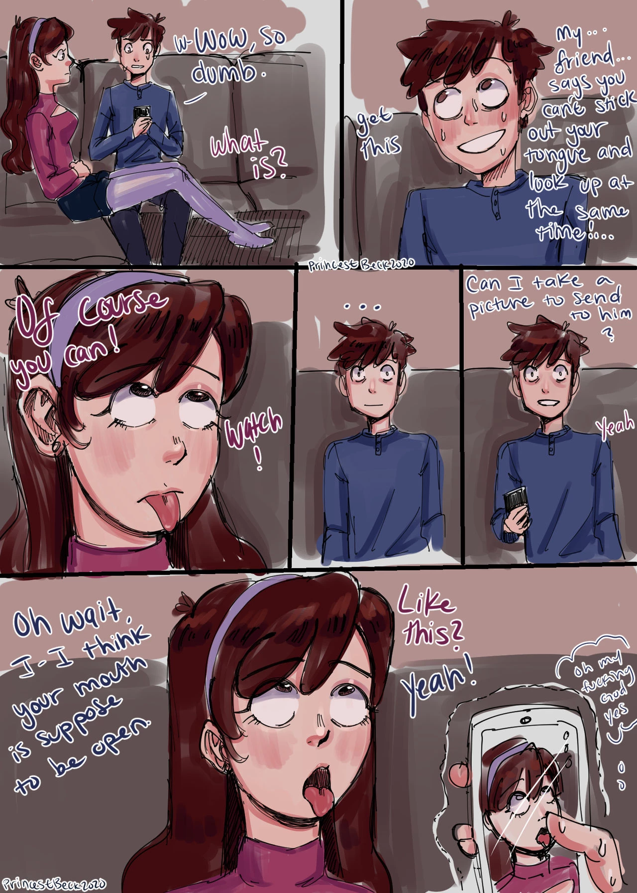 Pinescest porn comic picture 42