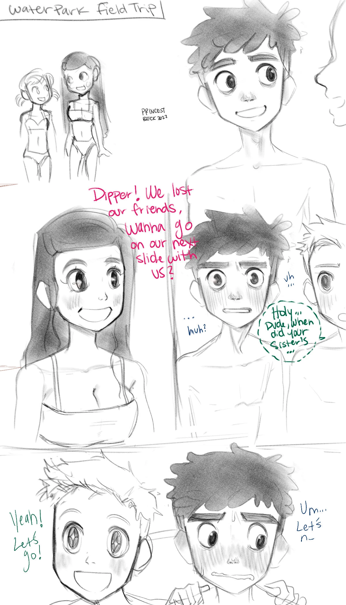 Pinescest porn comic picture 46