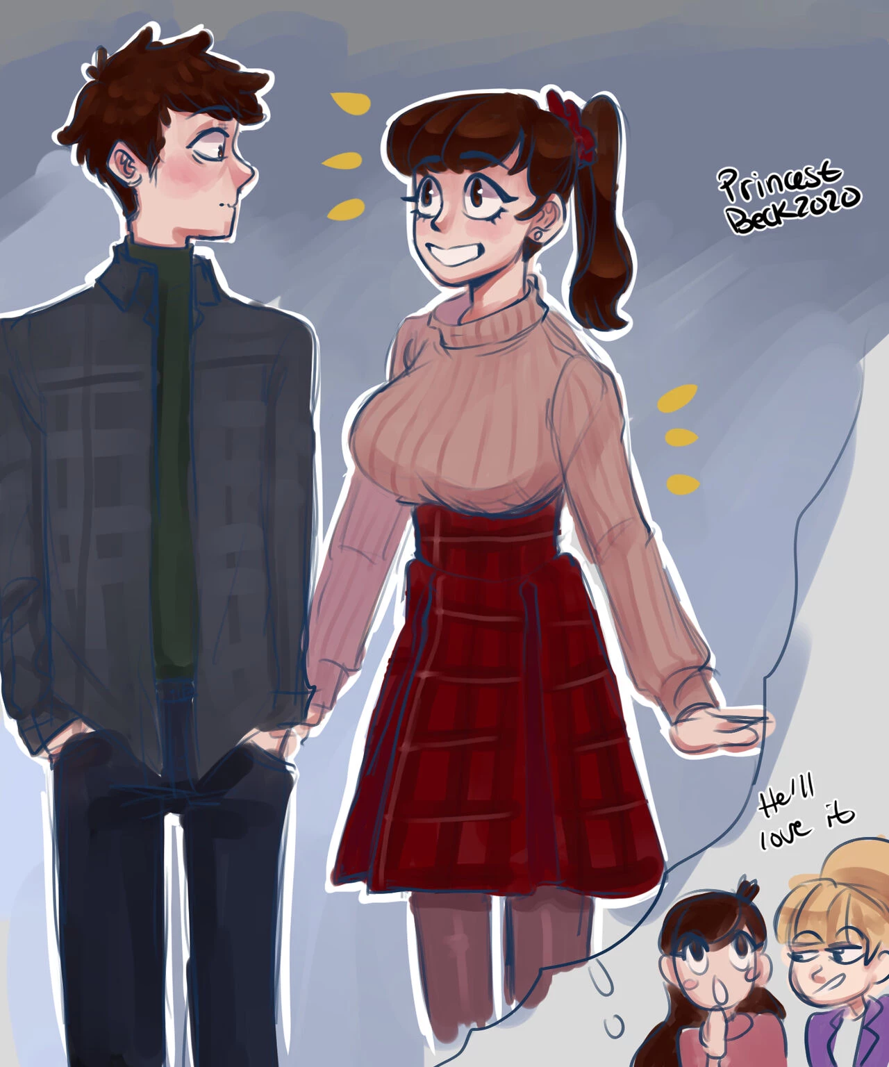 Pinescest porn comic picture 57