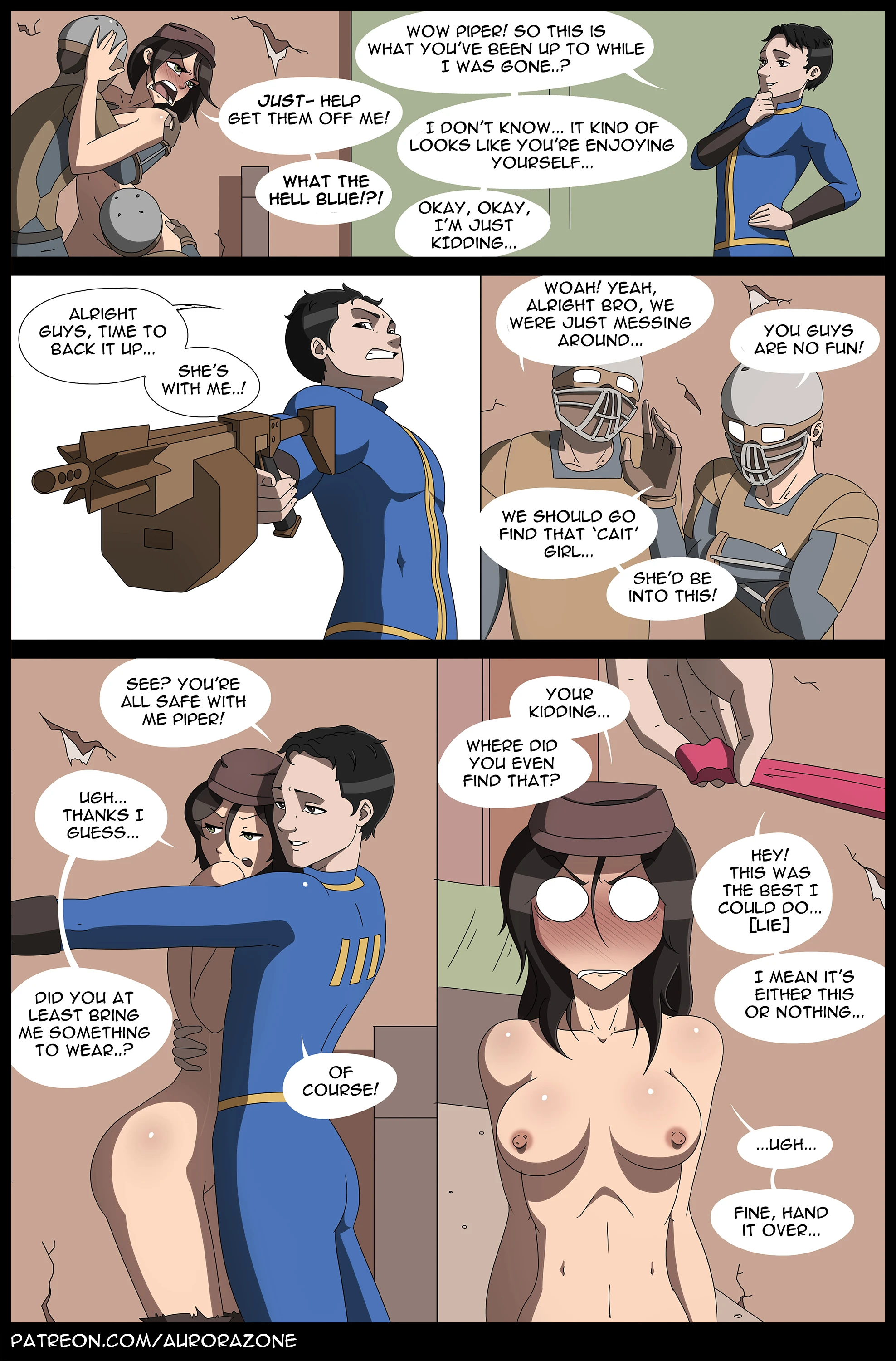 Piper's public nudity porn comic picture 12