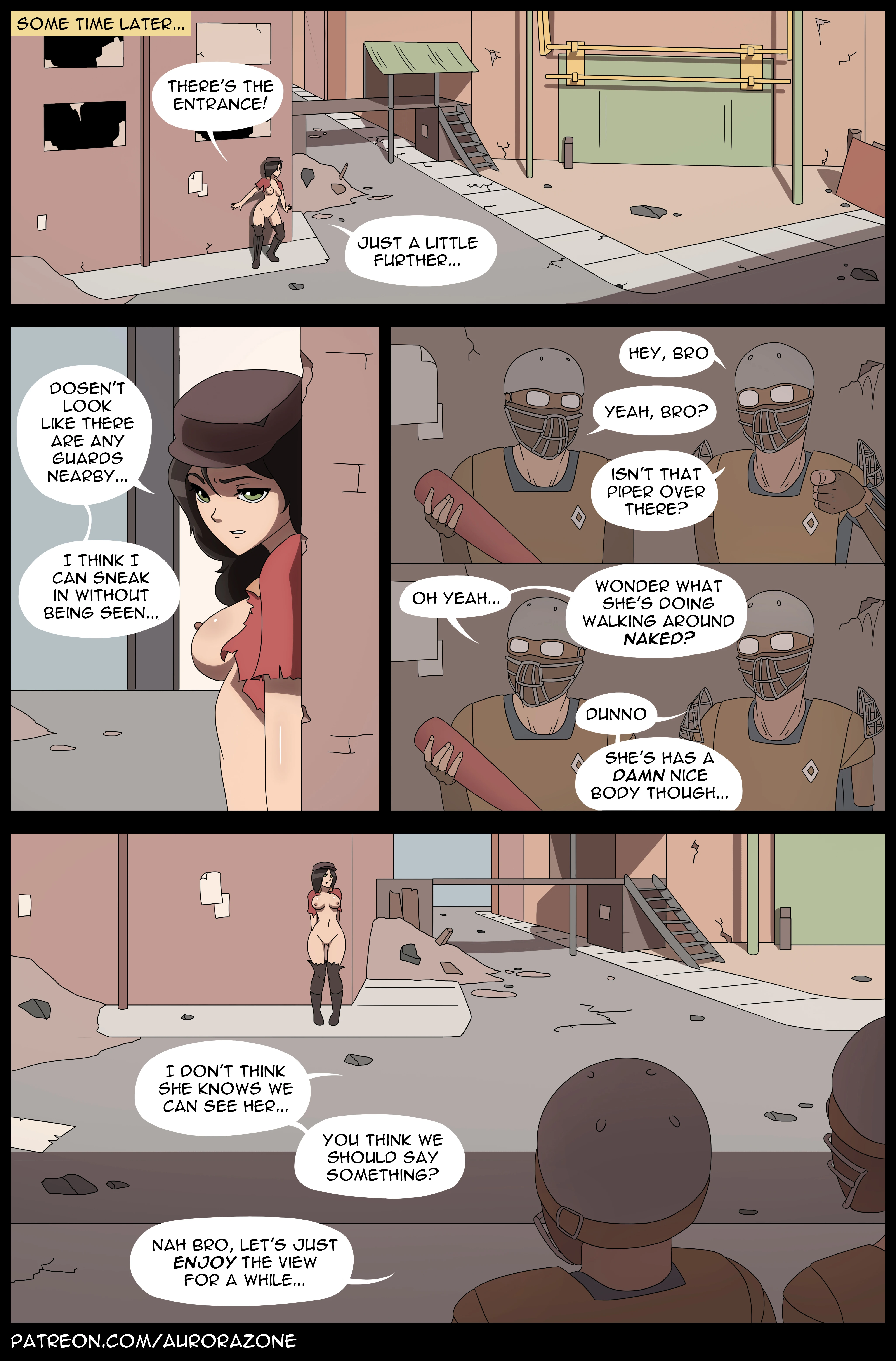 Piper's public nudity porn comic picture 6