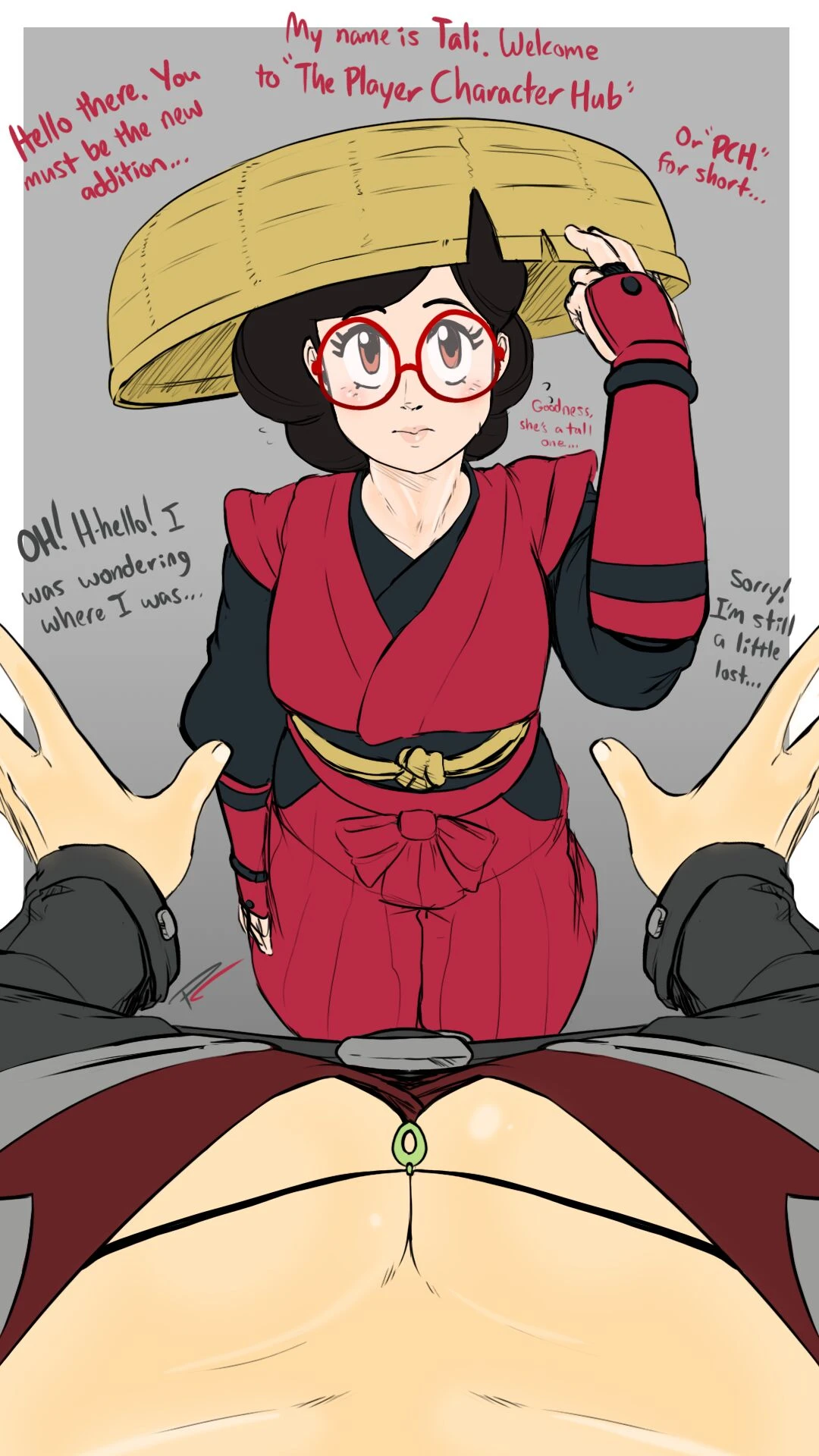 Player-Character Party porn comic picture 1