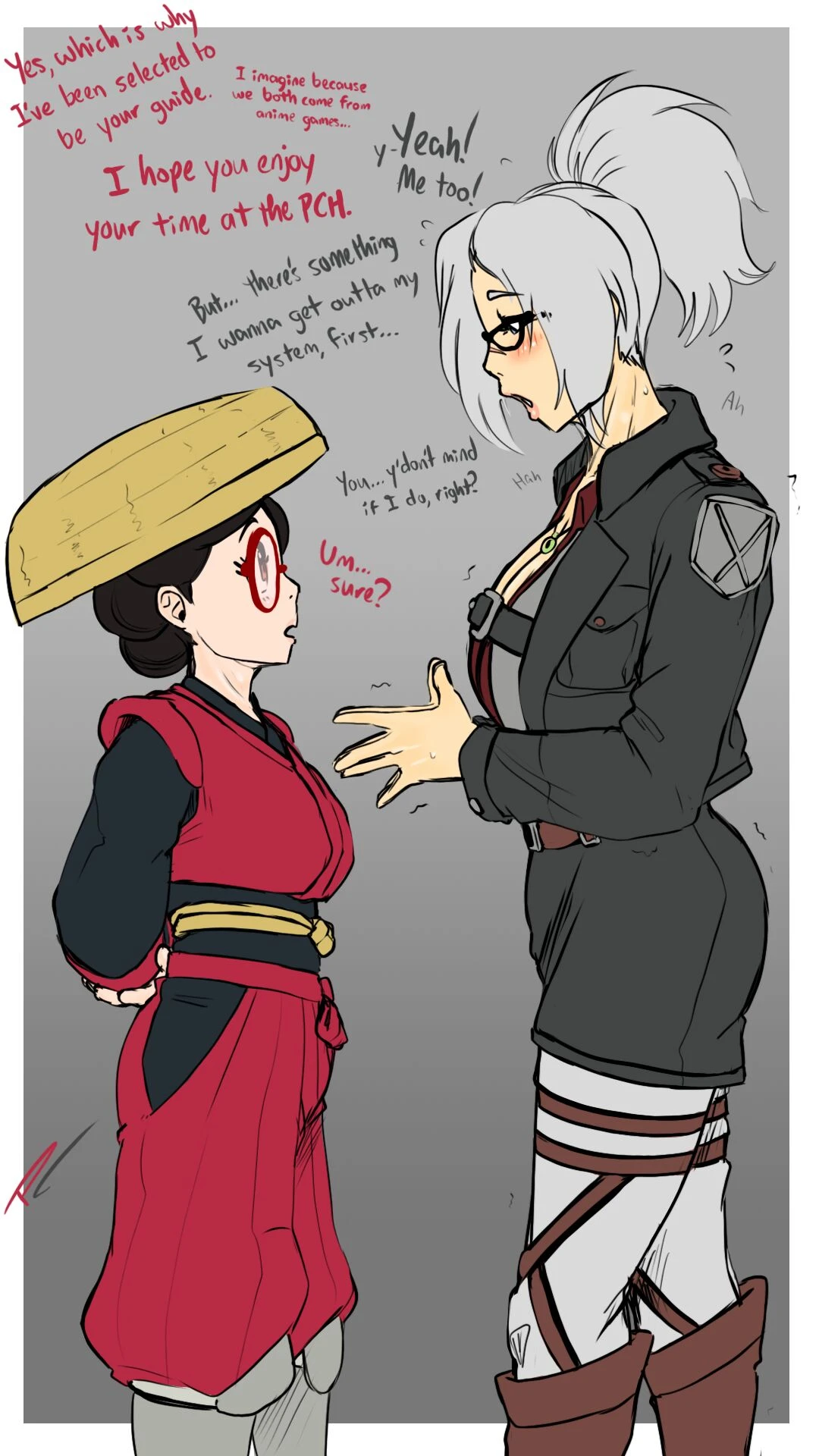 Player-Character Party porn comic picture 2