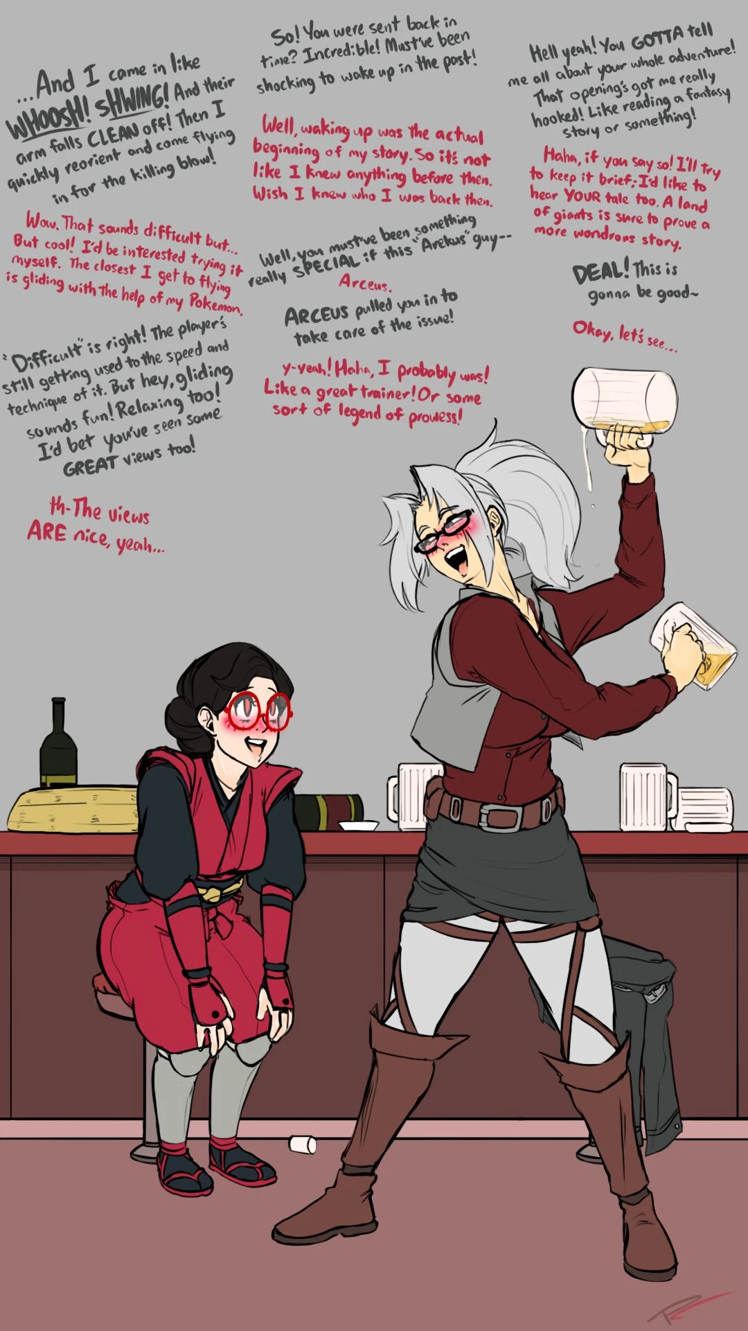 Player-Character Party porn comic picture 6