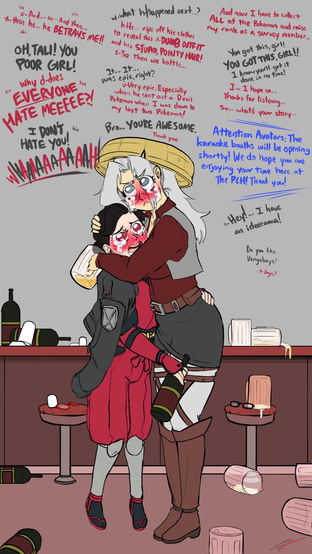 Player-Character Party porn comic picture 7