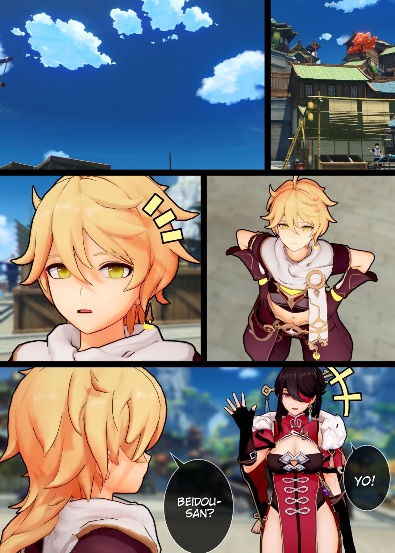 Please, Beidou-san! I beg of you! porn comic picture 2