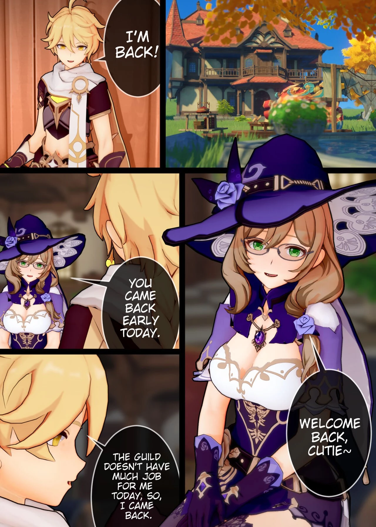 Please Teach Me Lisa-san~! porn comic picture 2