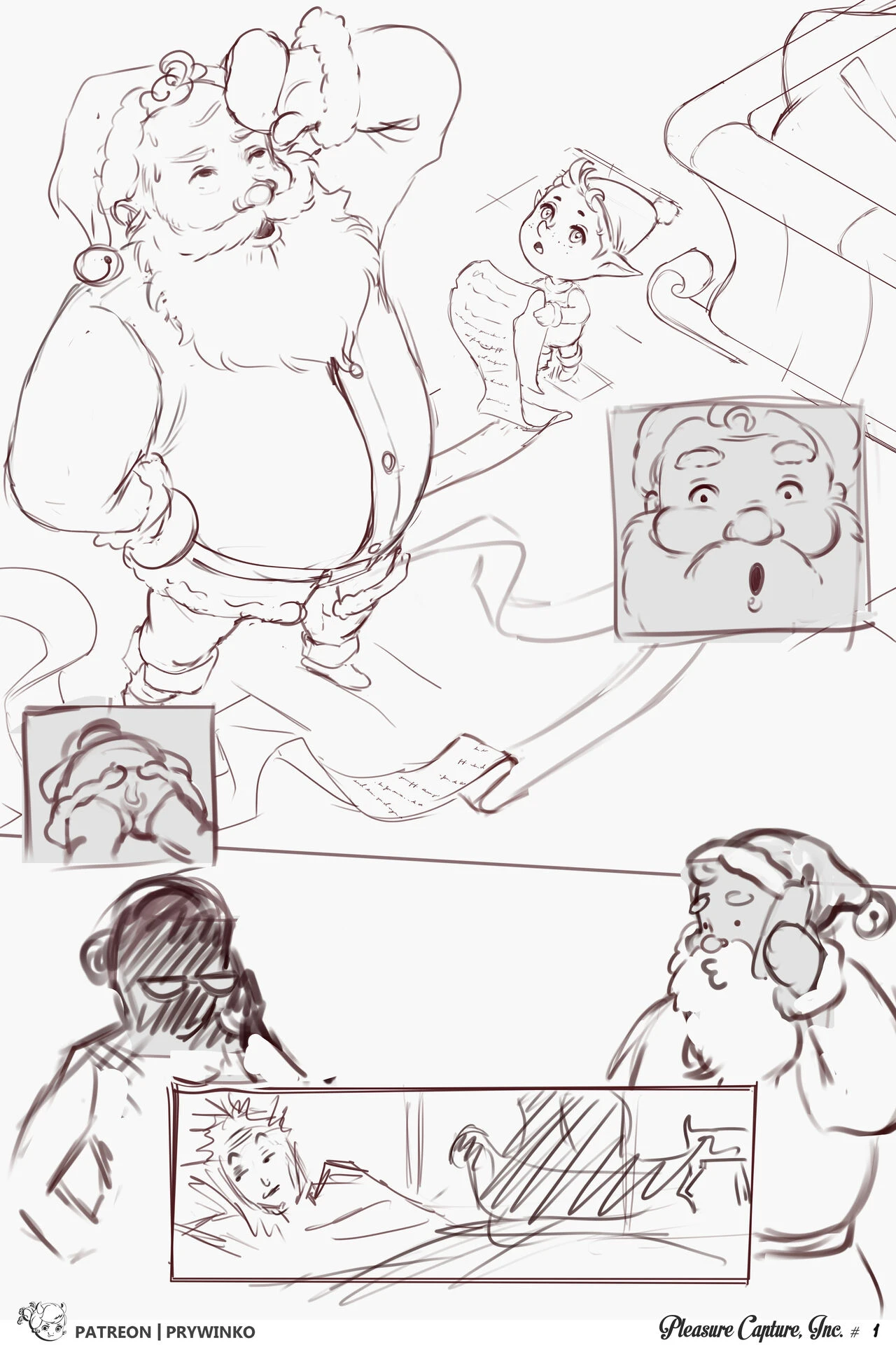 Pleasure Capture, Inc Christmas Special porn comic picture 11