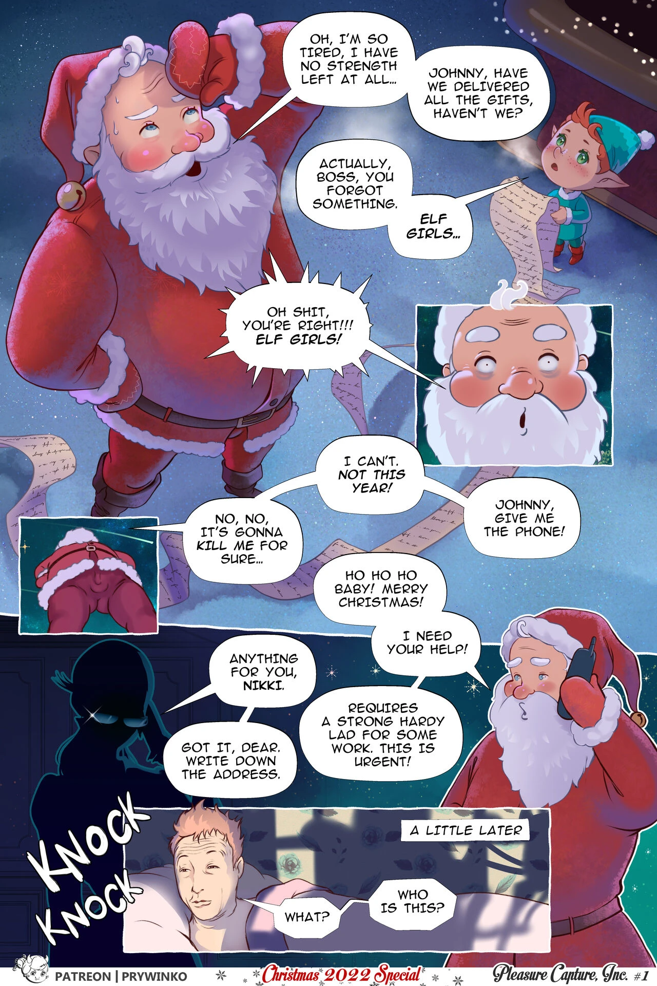 Pleasure Capture, Inc Christmas Special porn comic picture 3