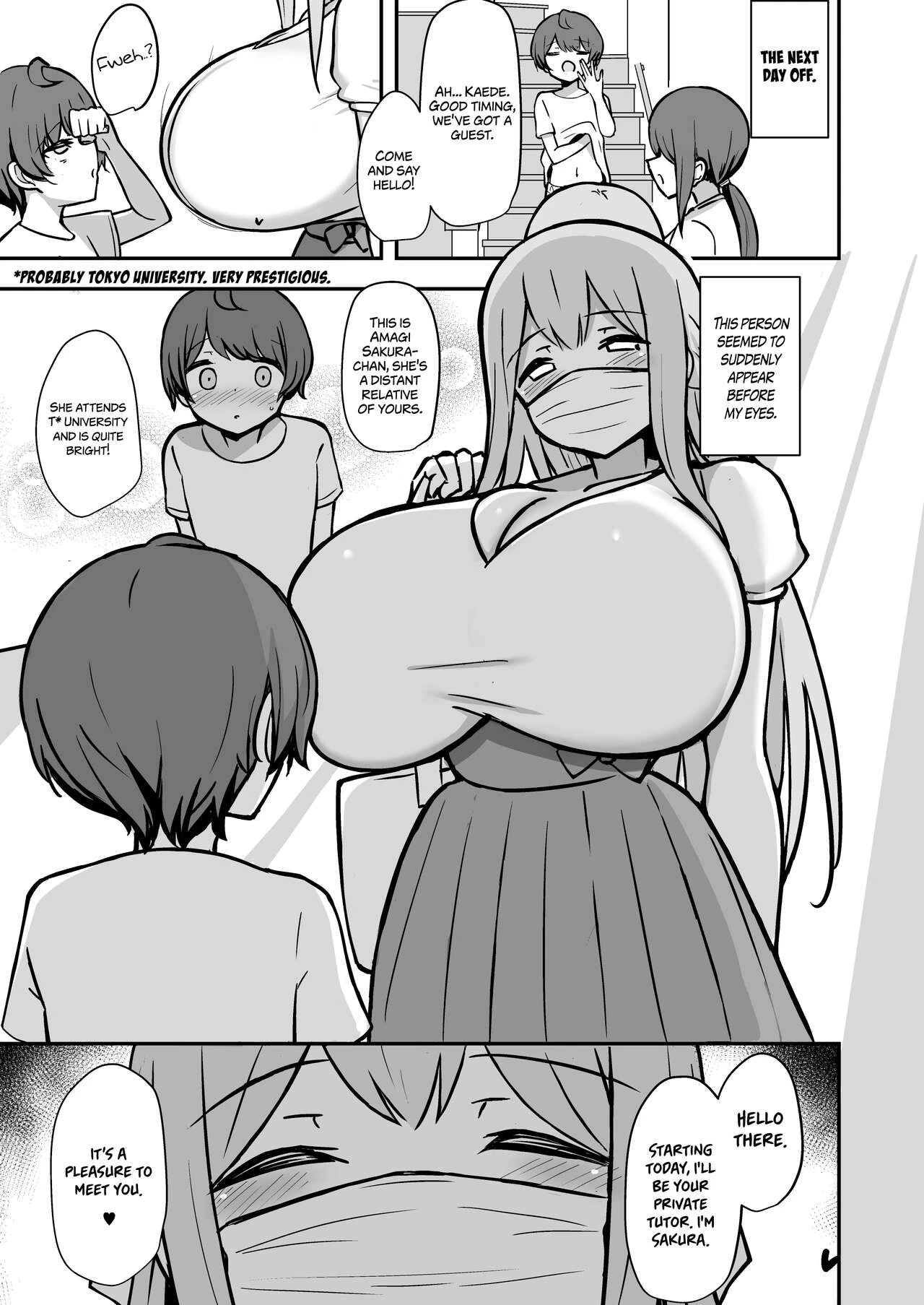 Pleasure Studies with Onee-chan | Boku to Onee-san no Kimochii Obenkyou porn comic picture 6