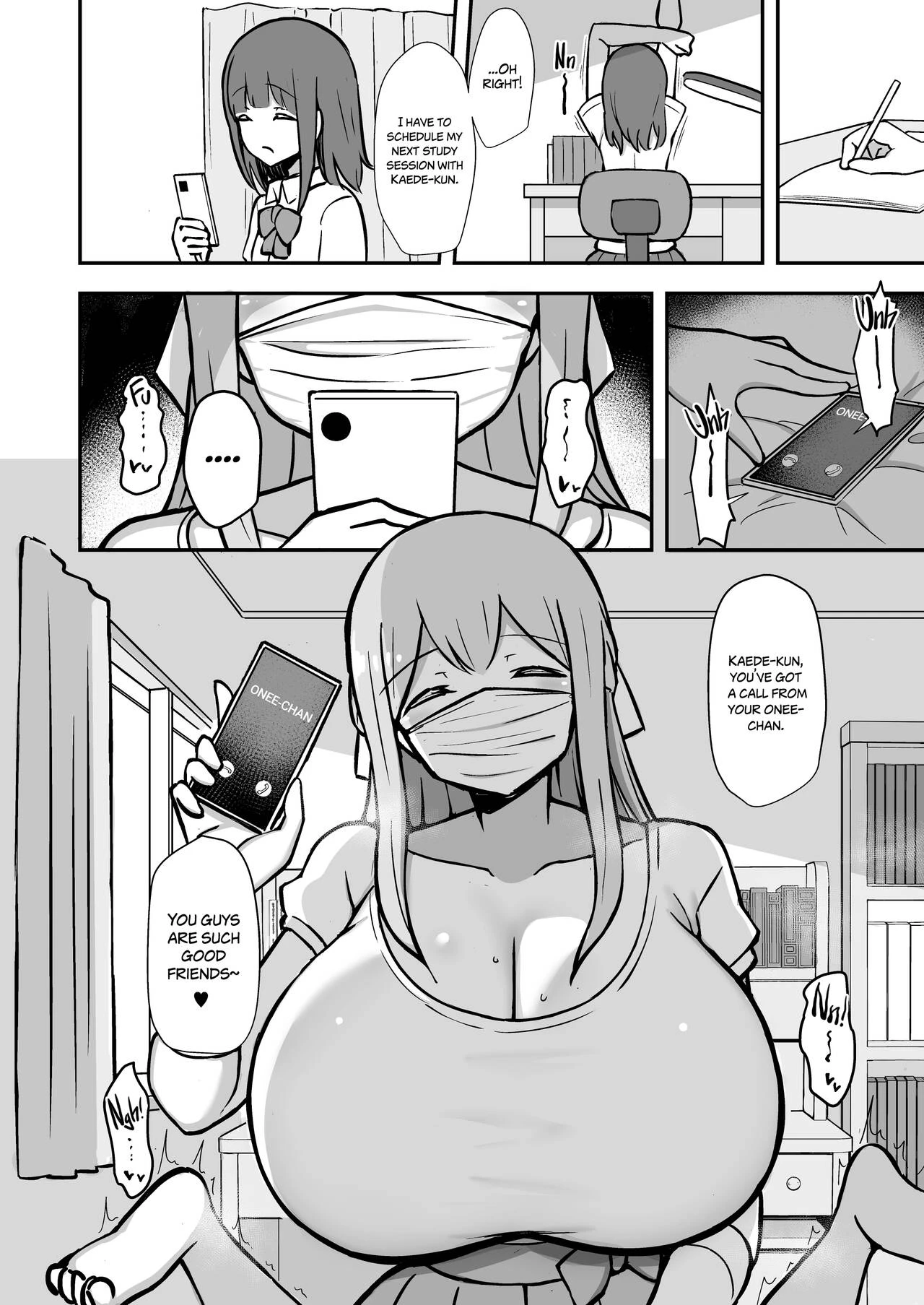 Pleasure Studies with Onee-chan | Boku to Onee-san no Kimochii Obenkyou porn comic picture 9