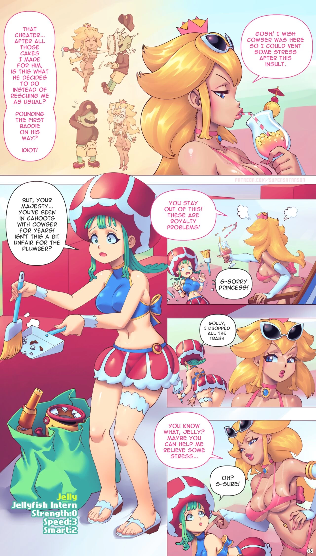 Plumber+Princess porn comic picture 9