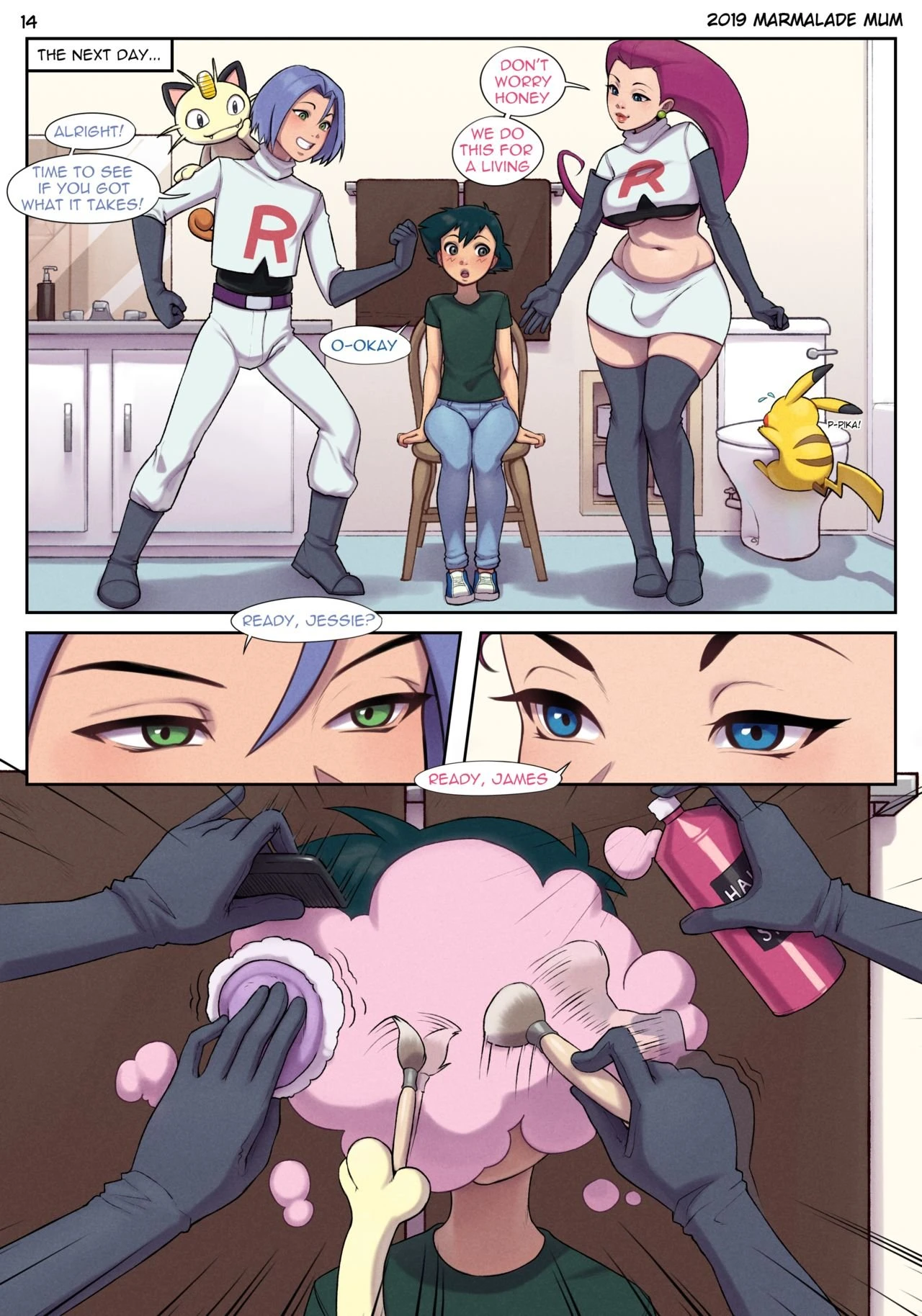 Pokiemen - Futa League porn comic picture 16
