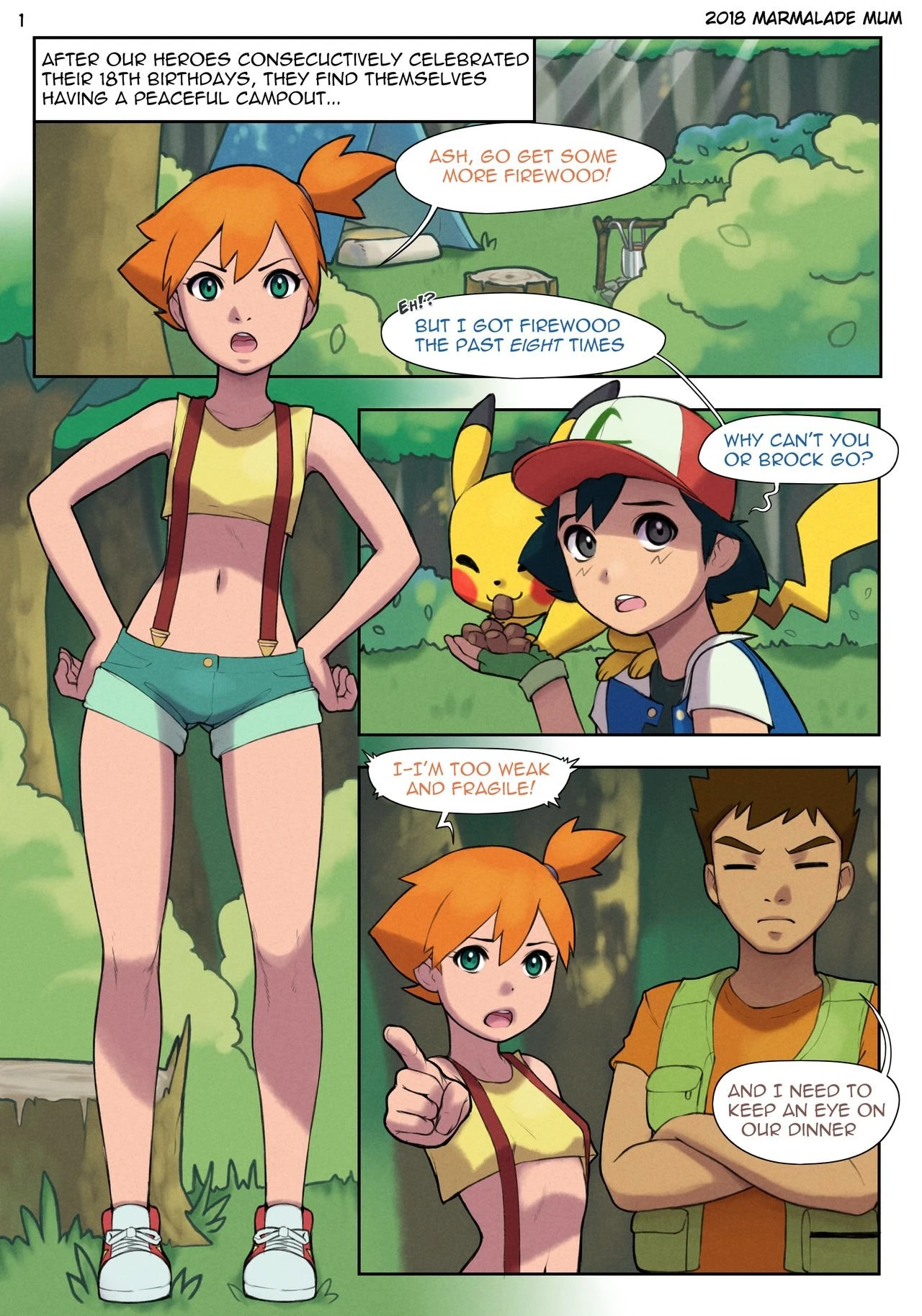 Pokiemen - Futa League porn comic picture 3